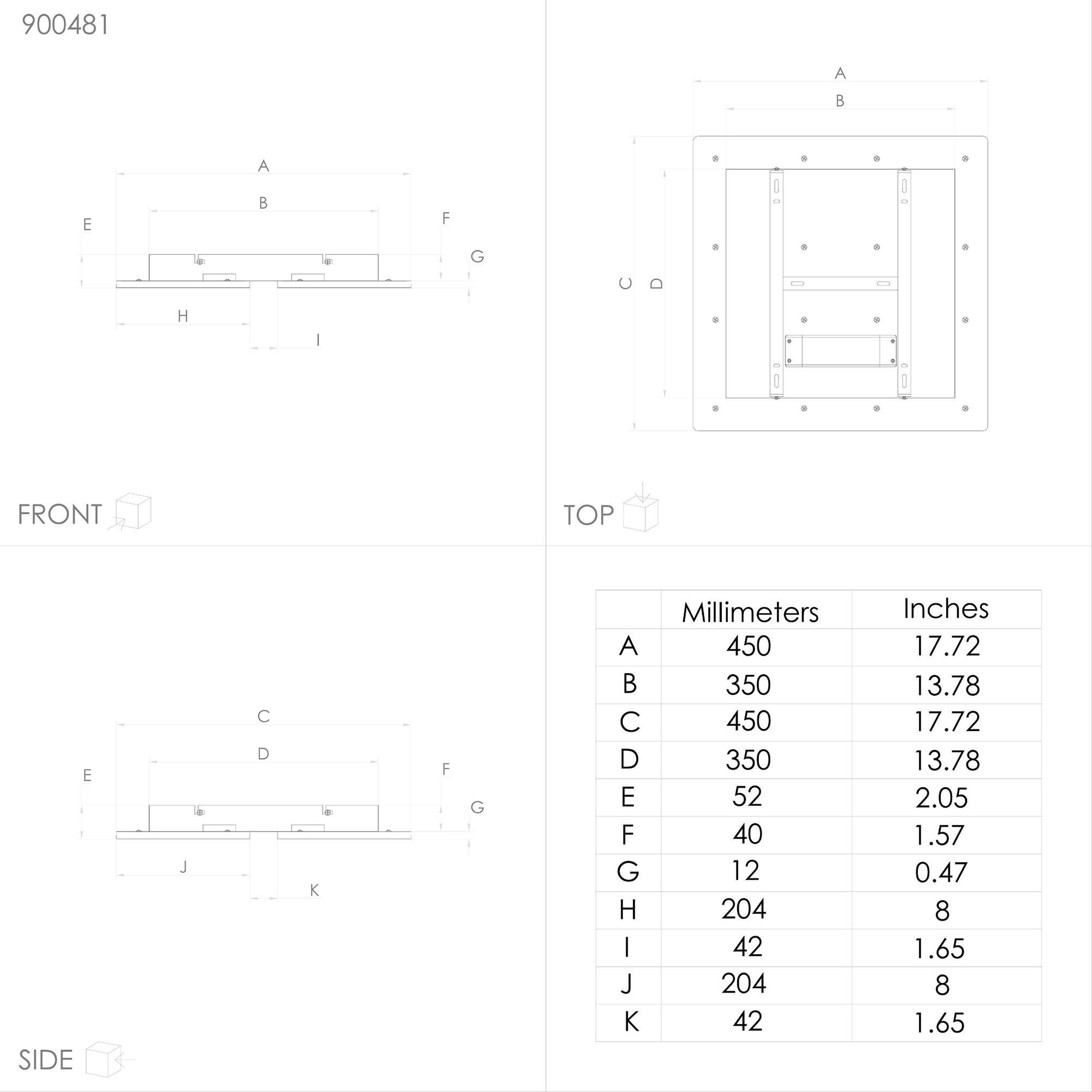 Plafonnier LED dimmable connecté PADROGIANO-Z blanc L45cm