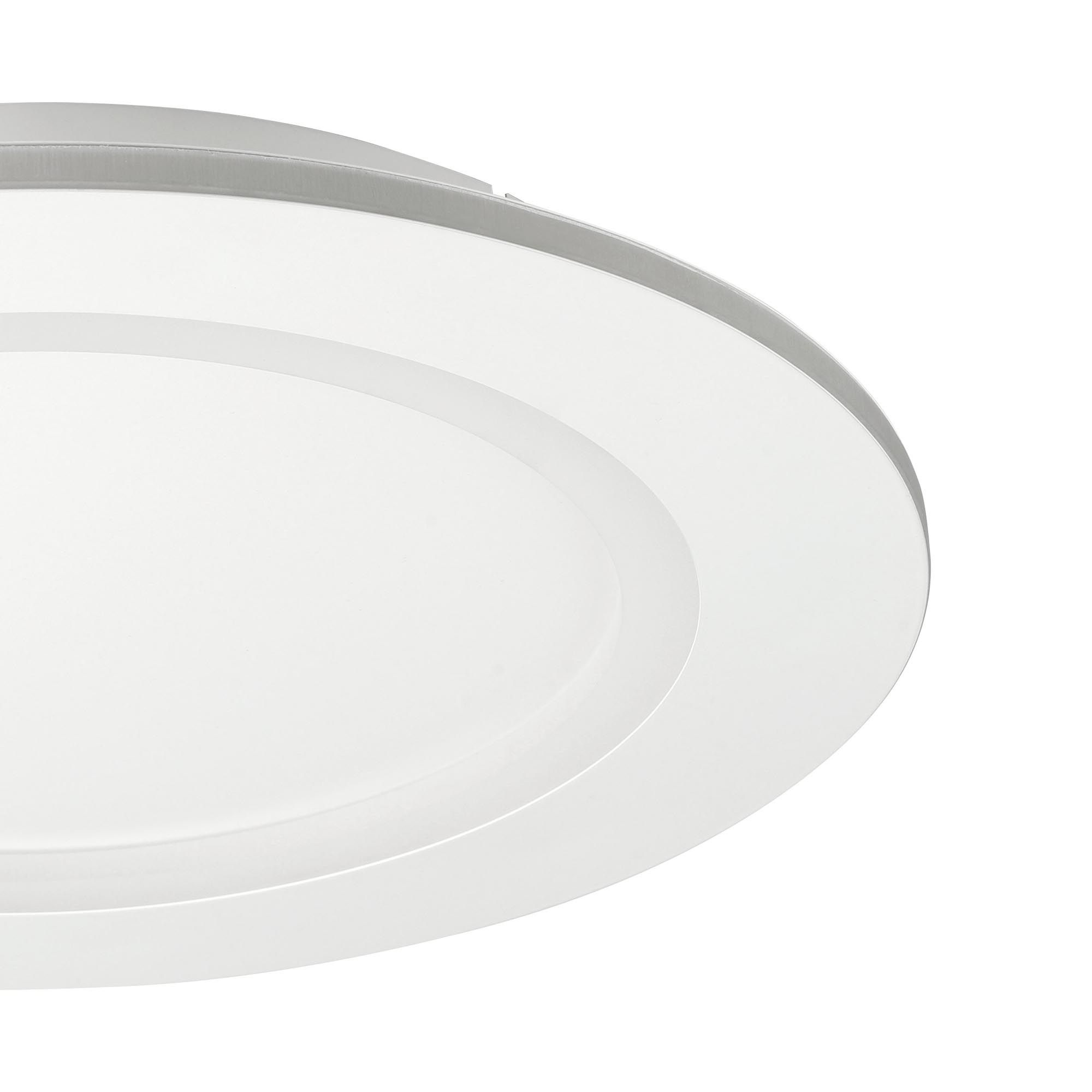 Plafonnier LED dimmable connecté PADROGIANO-Z blanc Ø45cm