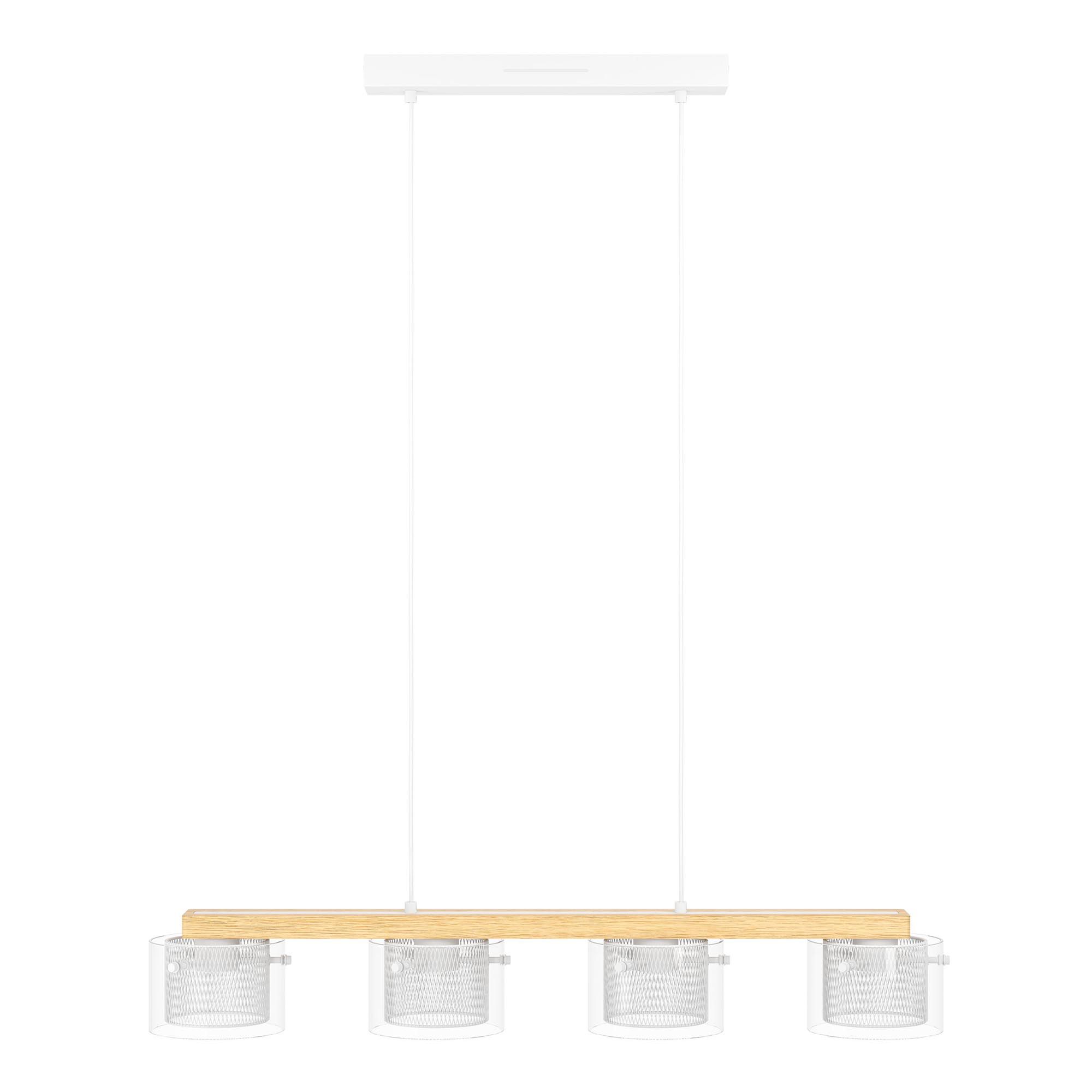 Suspension LED dimmable connecté PORTICO-Z blanc L88cm