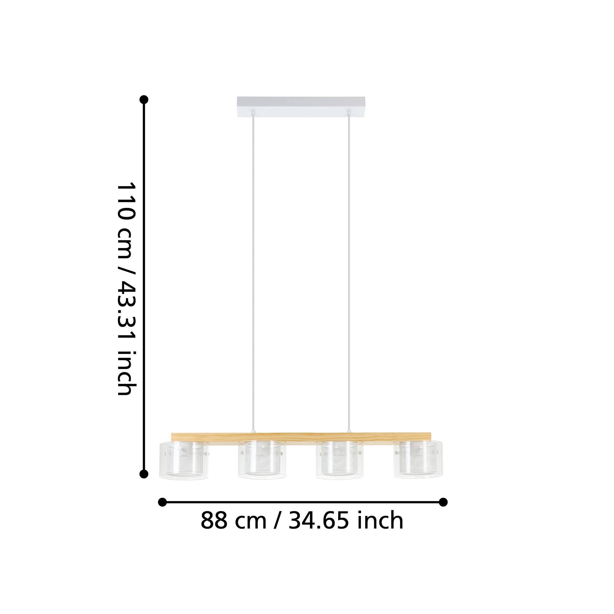 Suspension LED PORTICO Z dimmable L88cm