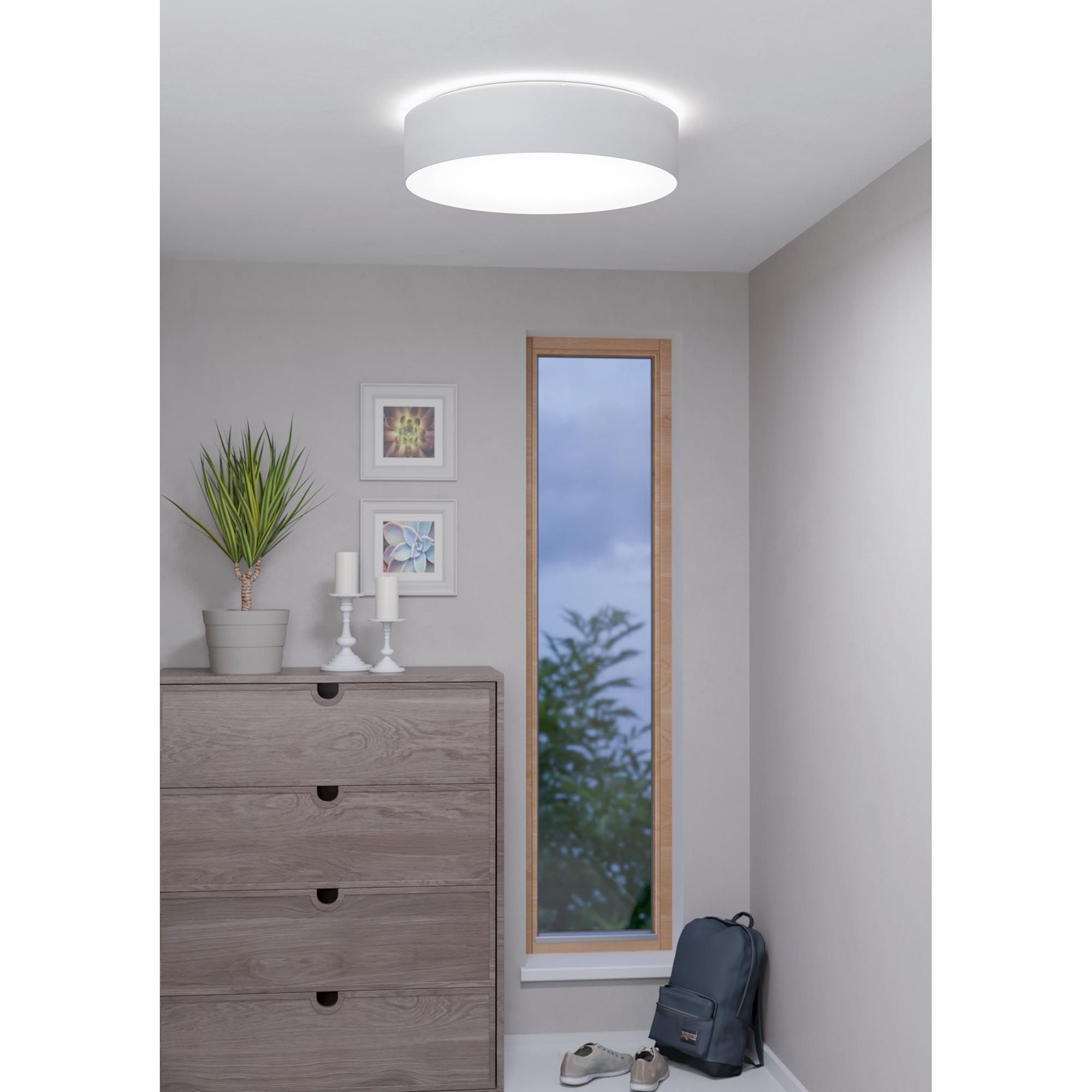Plafonnier LED dimmable connecté ROMAO-Z blanc Ø57cm