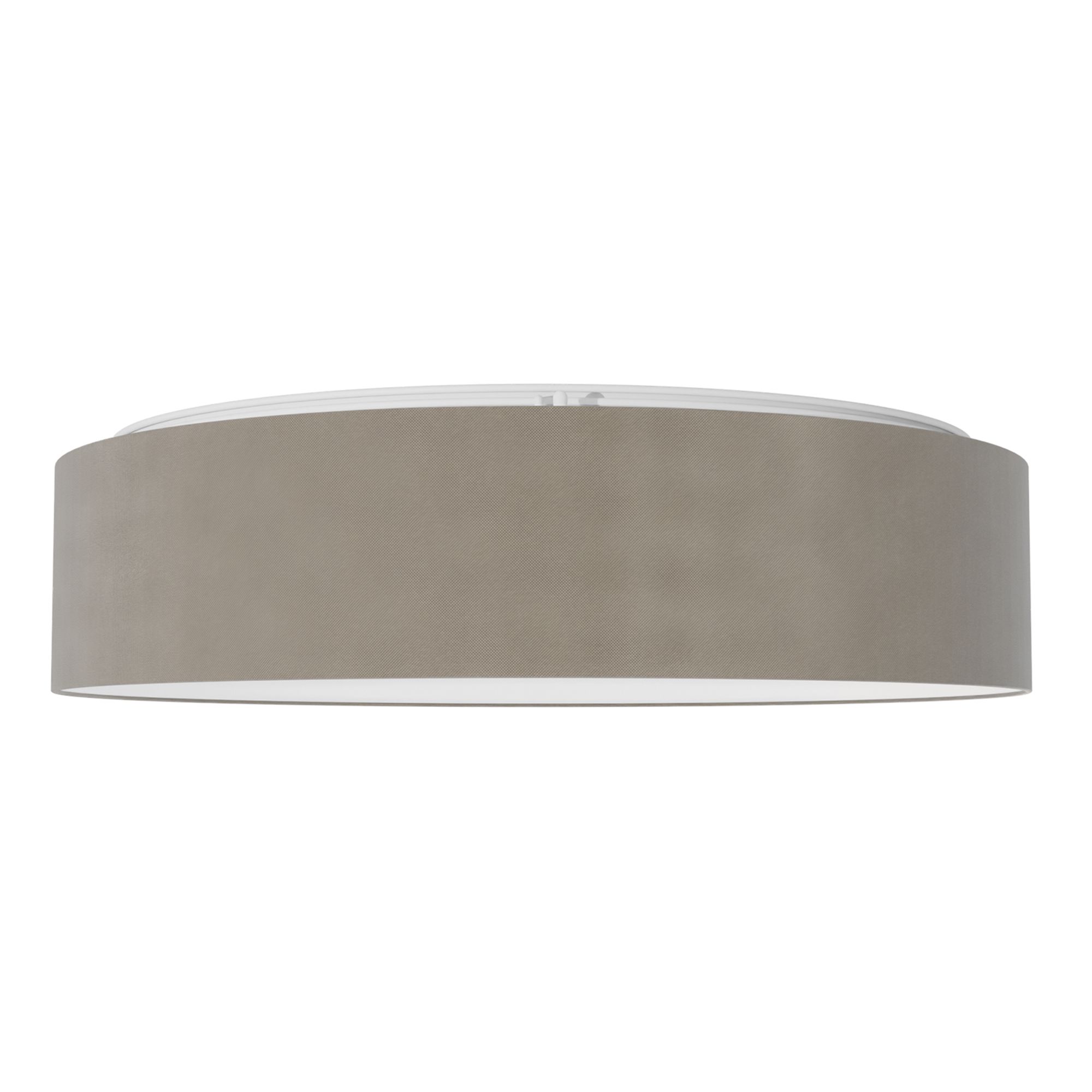 Plafonnier LED dimmable connecté ROMAO-Z marron Ø57cm