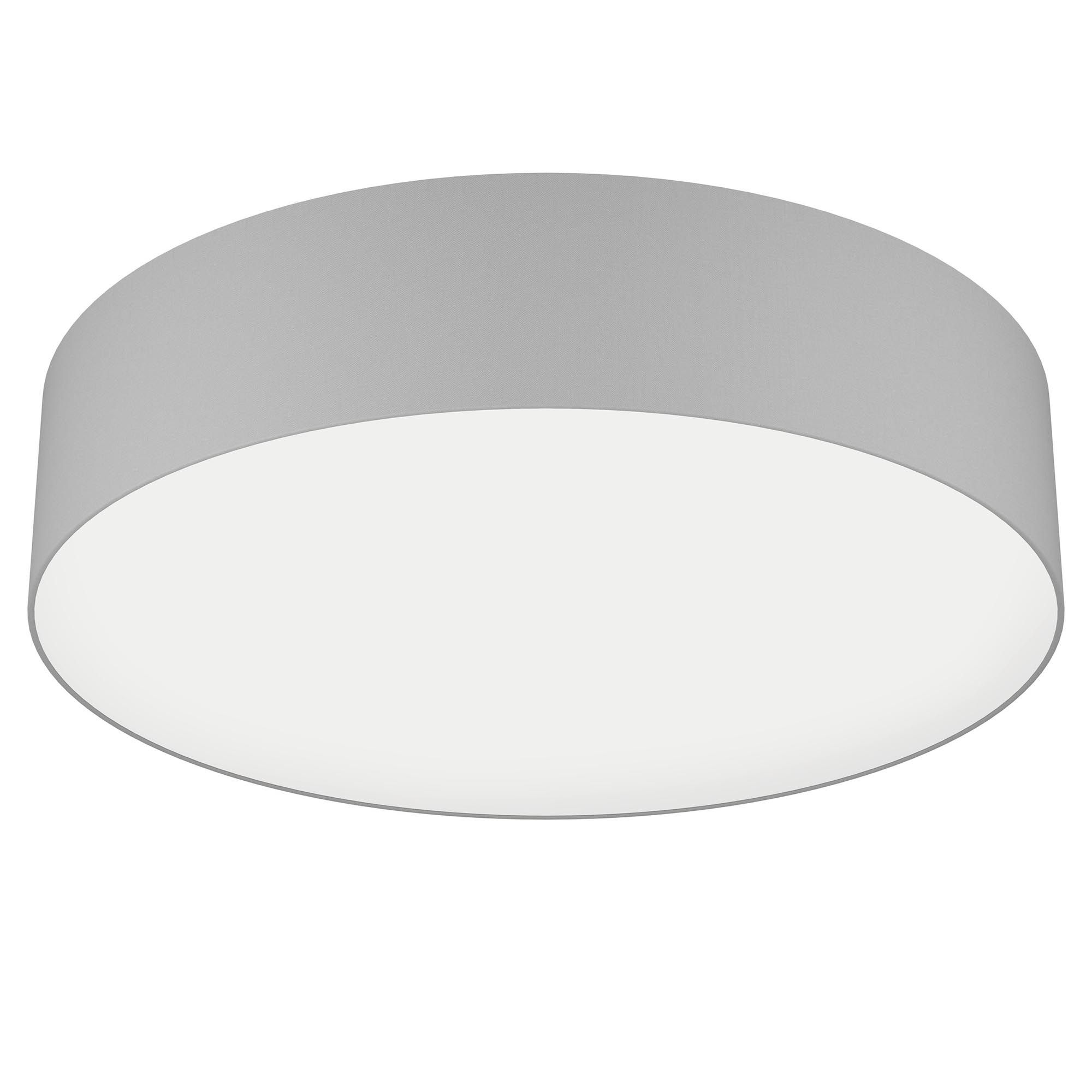 Plafonnier LED dimmable connecté ROMAO-Z gris Ø57cm