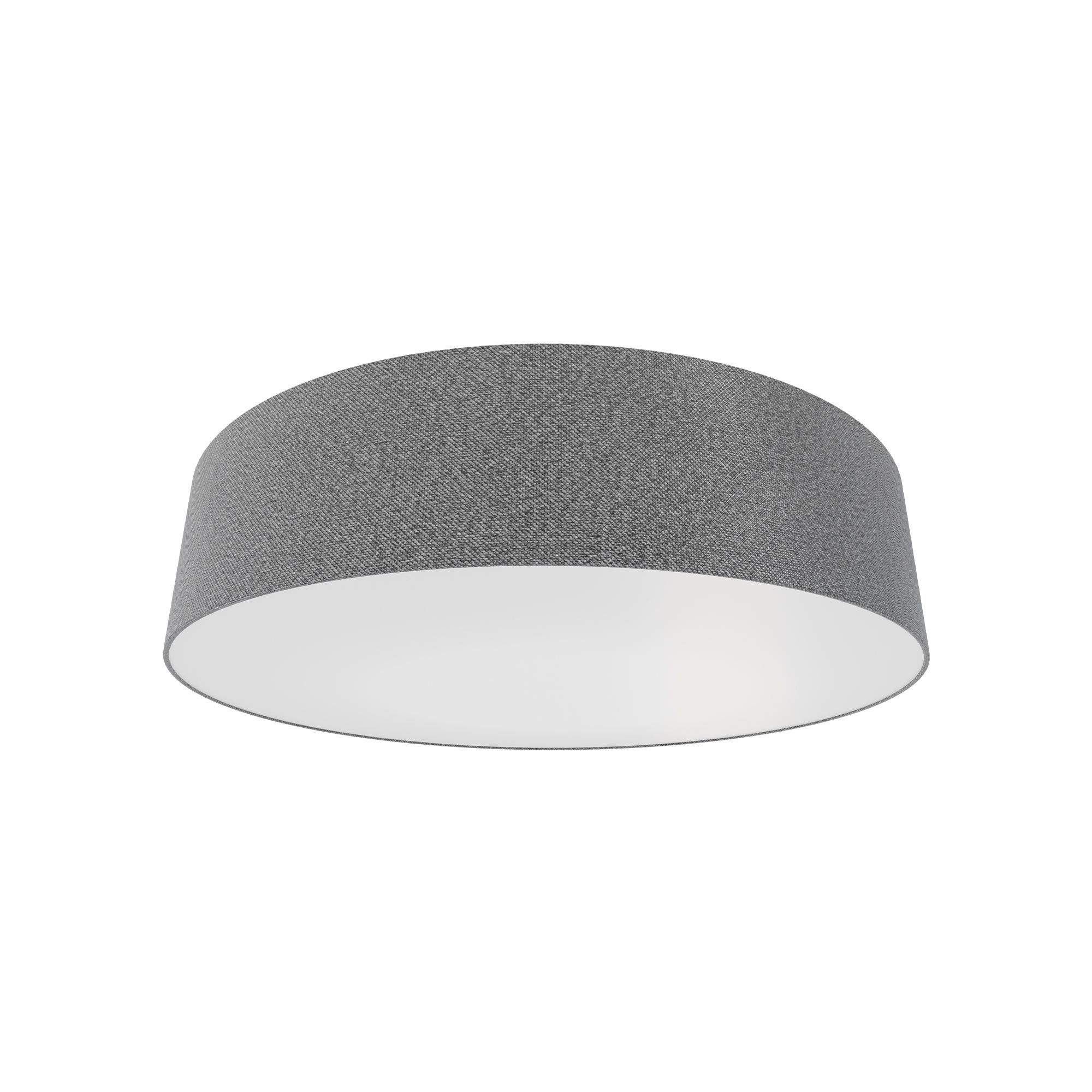Plafonnier LED dimmable connecté ROMAO-Z gris Ø57cm