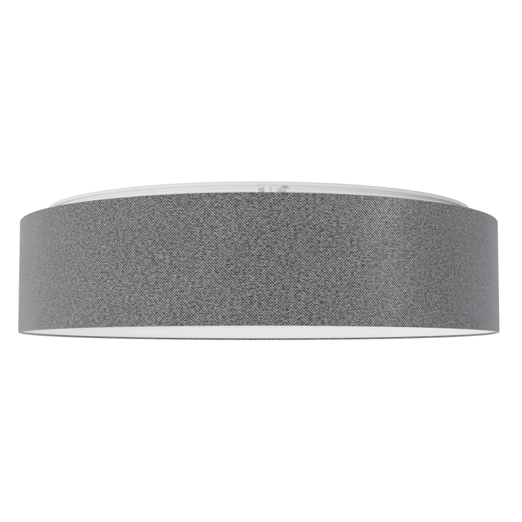 Plafonnier LED dimmable connecté ROMAO-Z gris Ø57cm