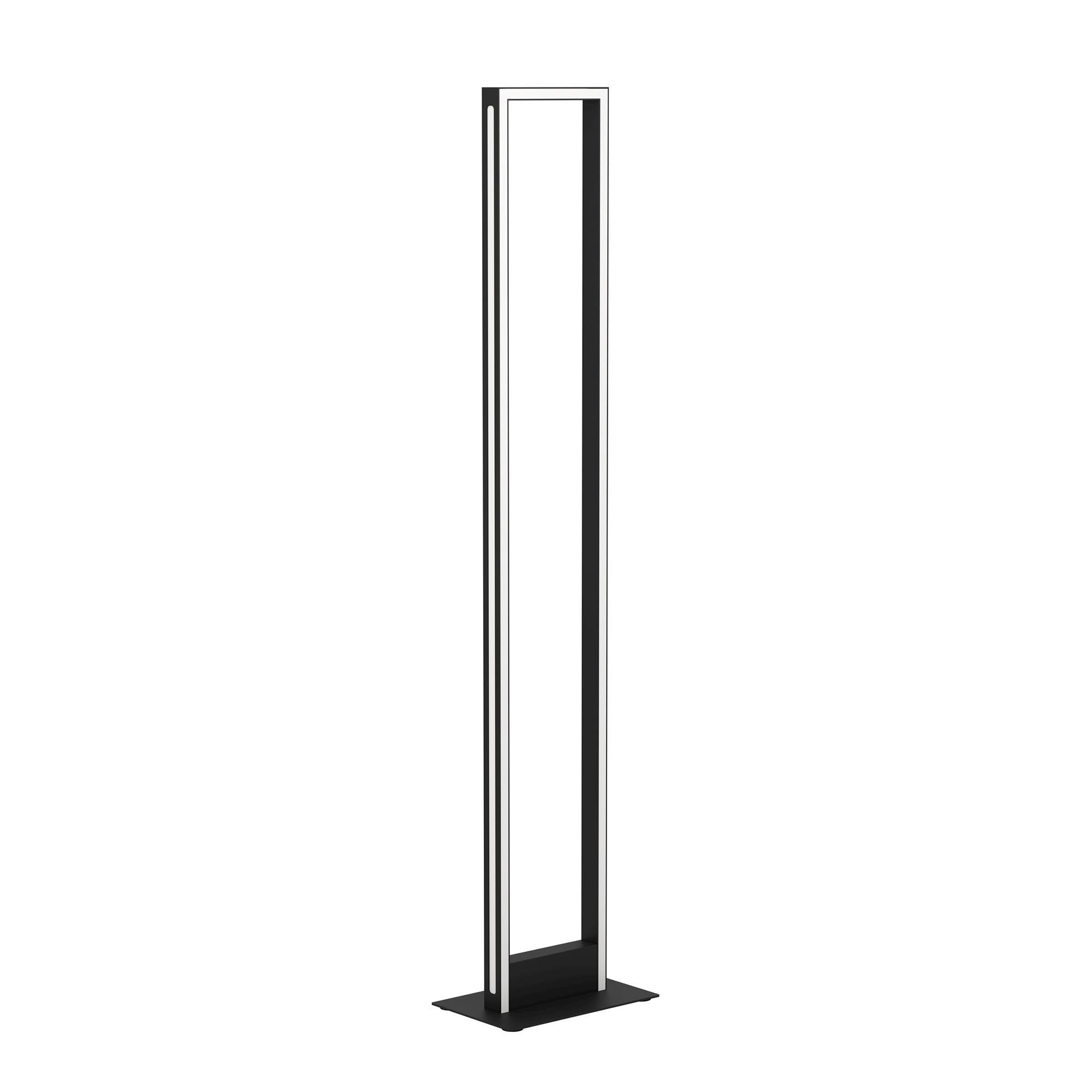 Lampadaire LED dimmable connecté SALVILANAS-Z noir H130,5cm
