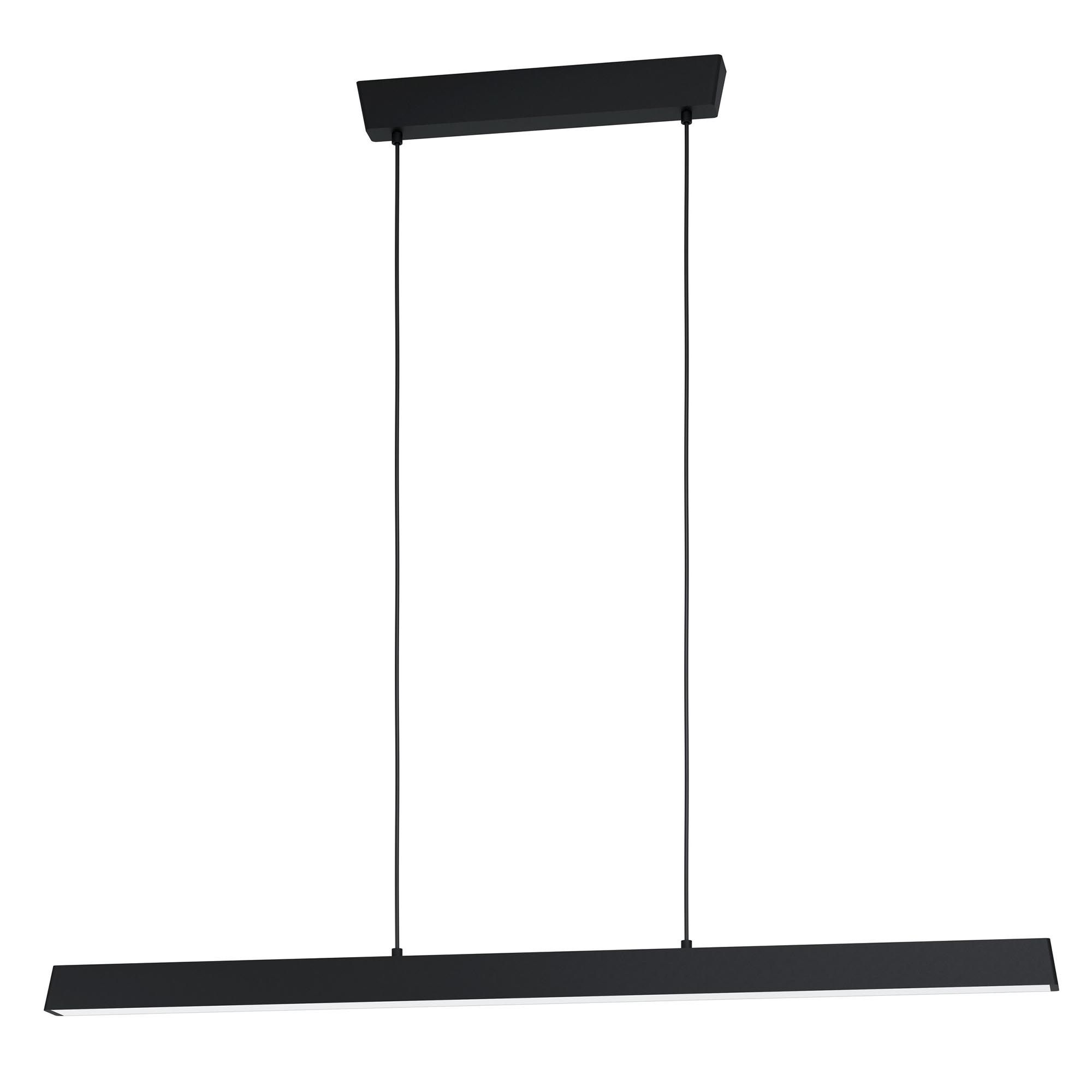 Suspension LED dimmable connecté SIMOLARIS-Z noir/blanc L122cm