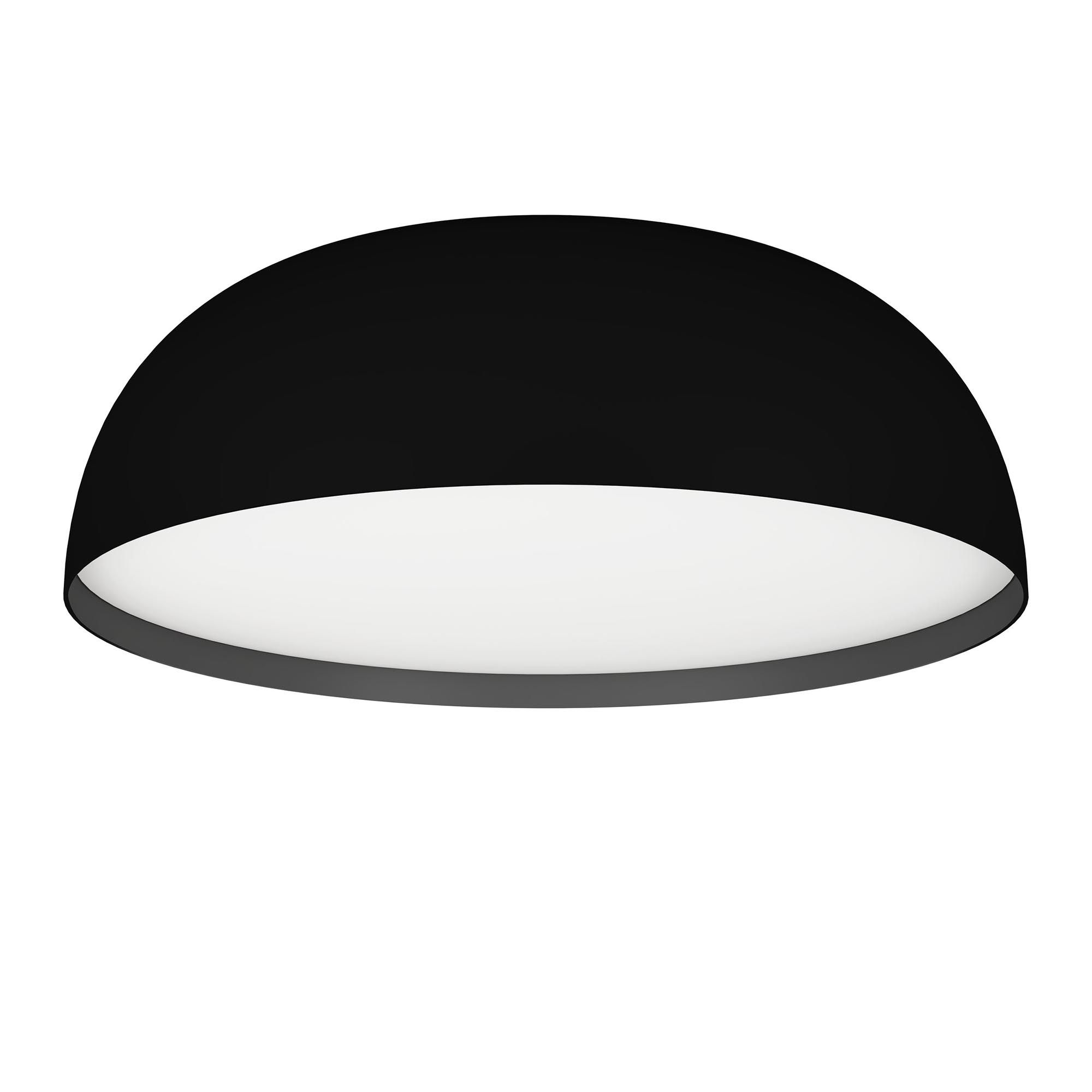 Plafonnier LED dimmable connecté TOLLOS-Z noir/blanc Ø40cm