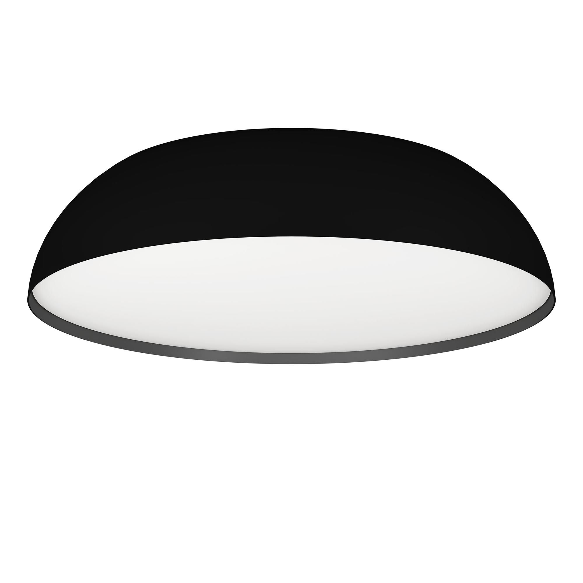 Plafonnier LED dimmable connecté TOLLOS-Z noir/blanc Ø55cm