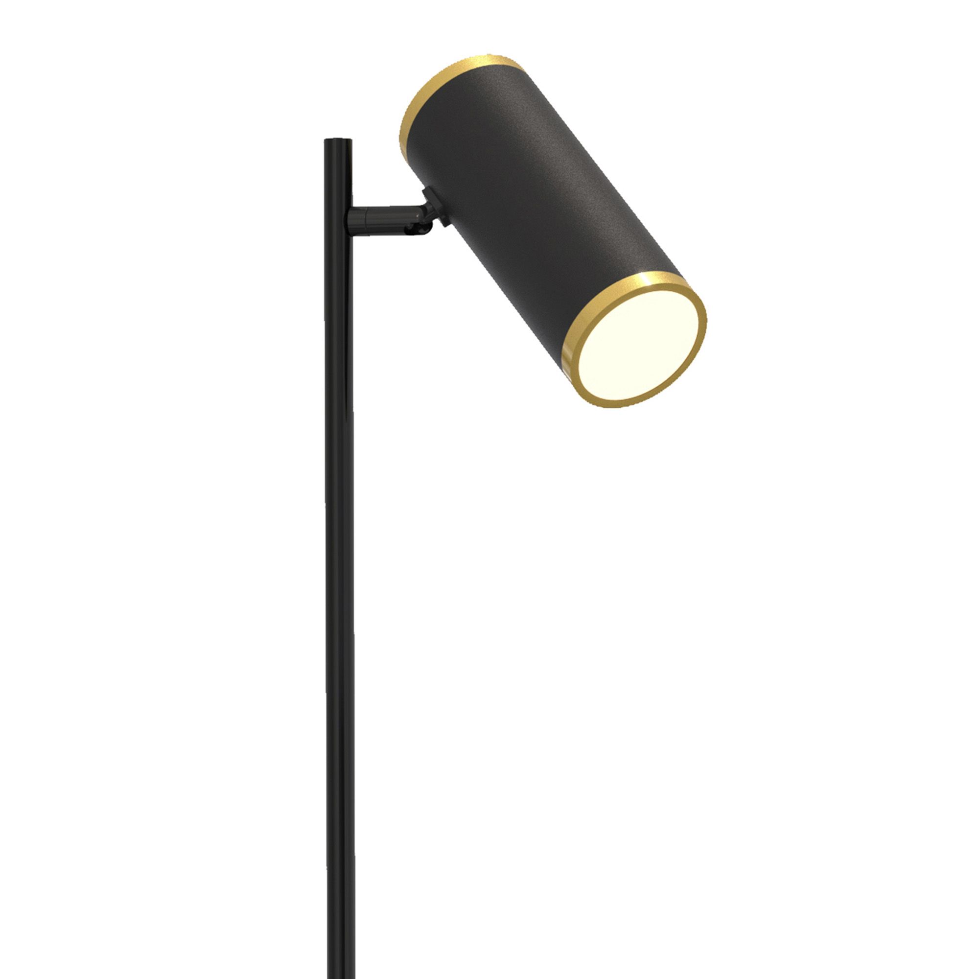 Liseuse LED dimmable TOULOUSE noir/doré H160cm