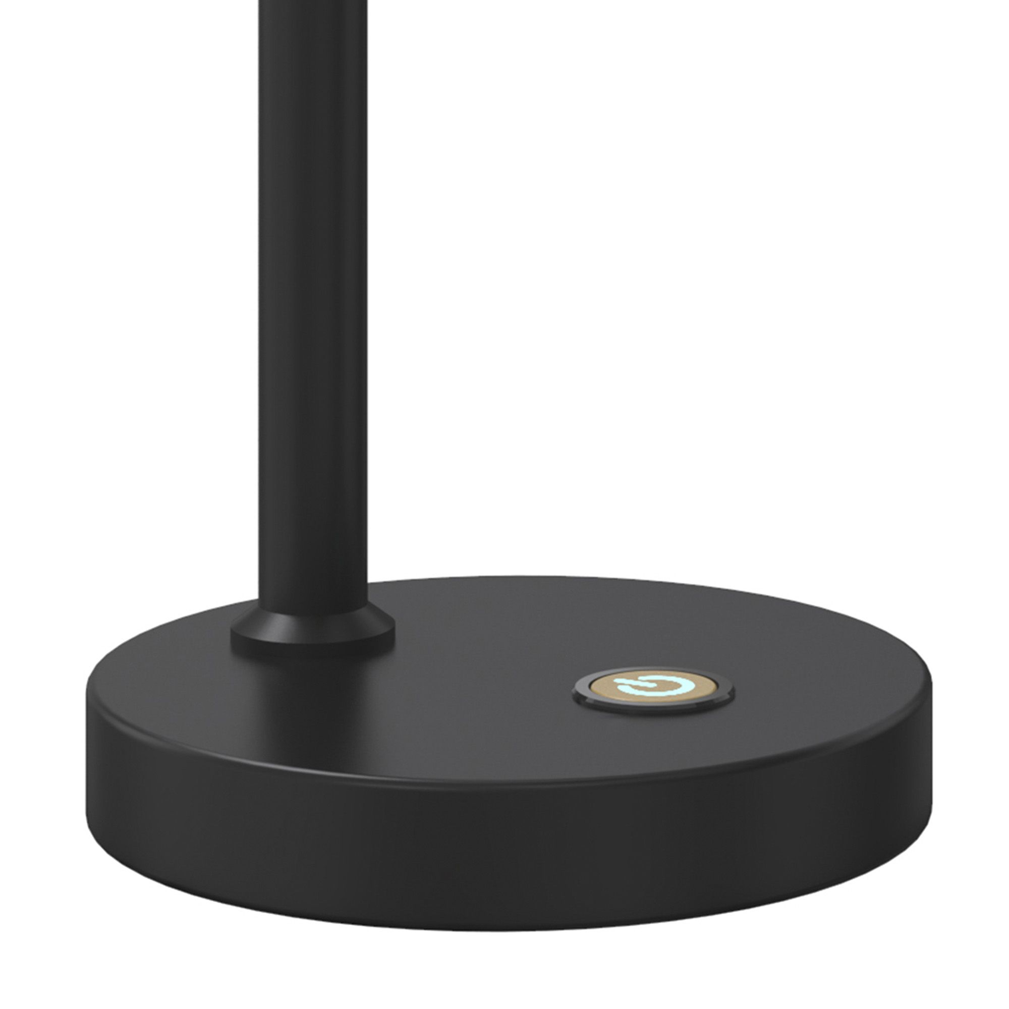 Lampe LED dimmable TOULOUSE noir/doré H35cm
