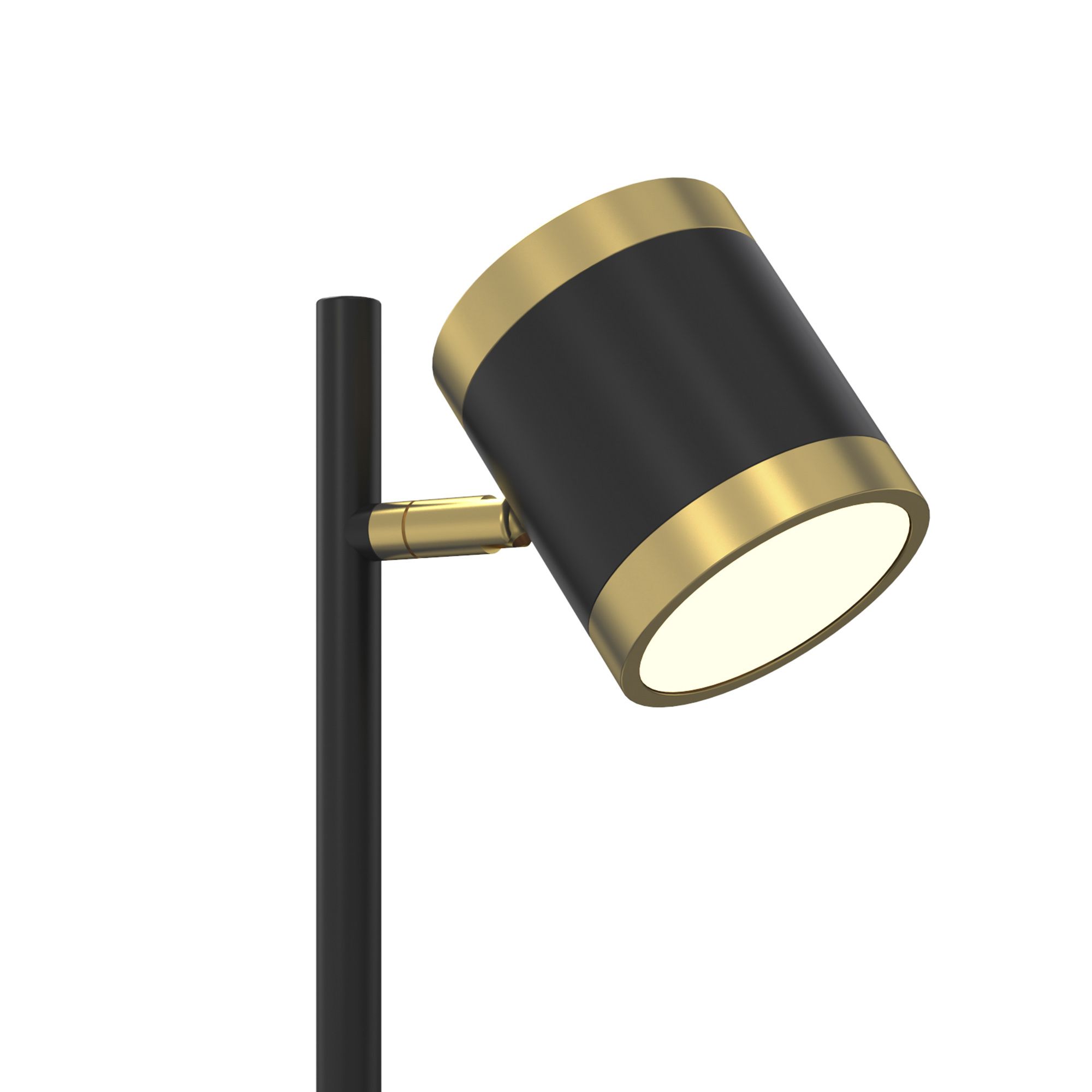 Lampe LED dimmable TOULOUSE noir/doré H35cm