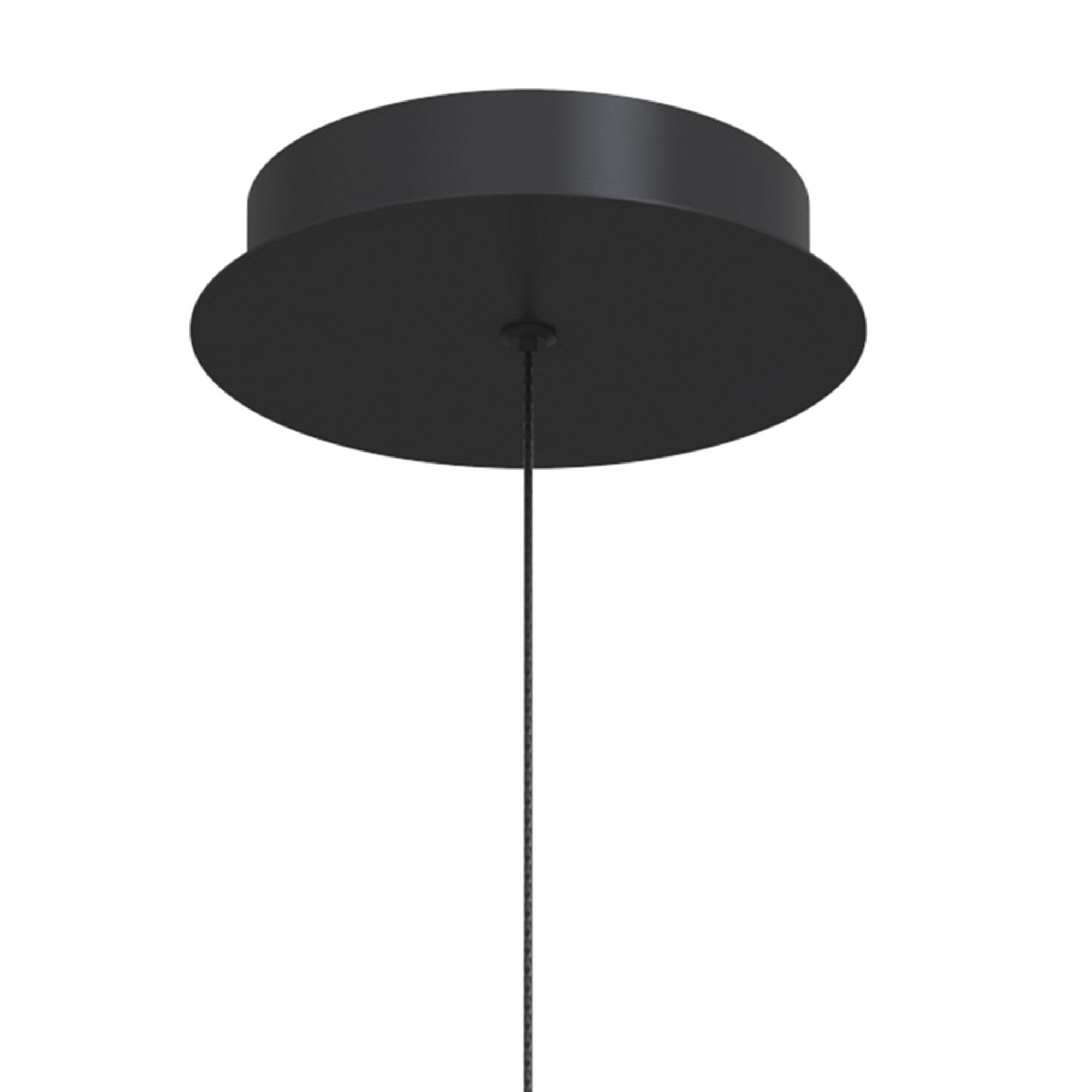 Suspension  LED dimmable BREST noir/doré Ø42cm