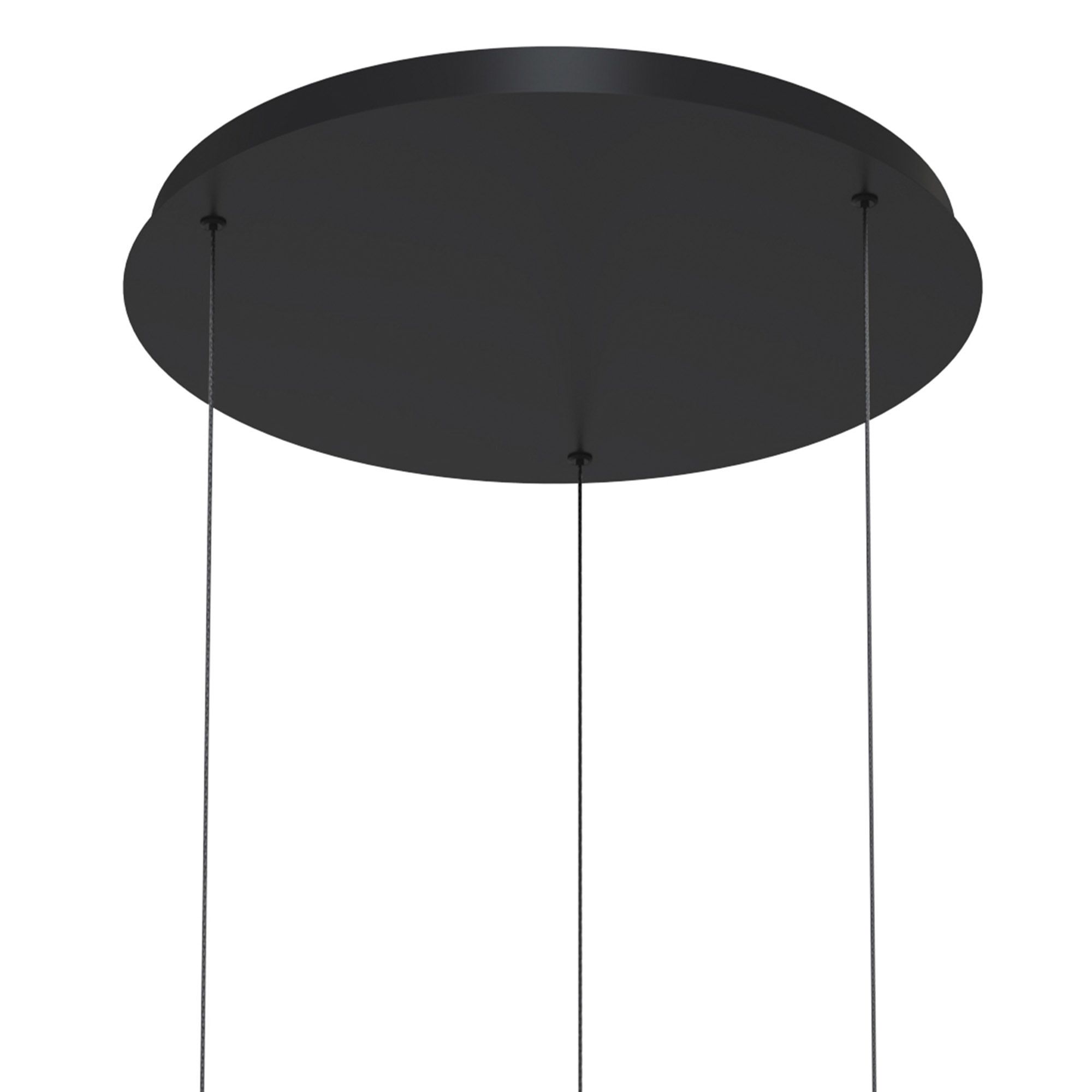 Suspension  LED dimmable BREST noir/doré Ø70cm