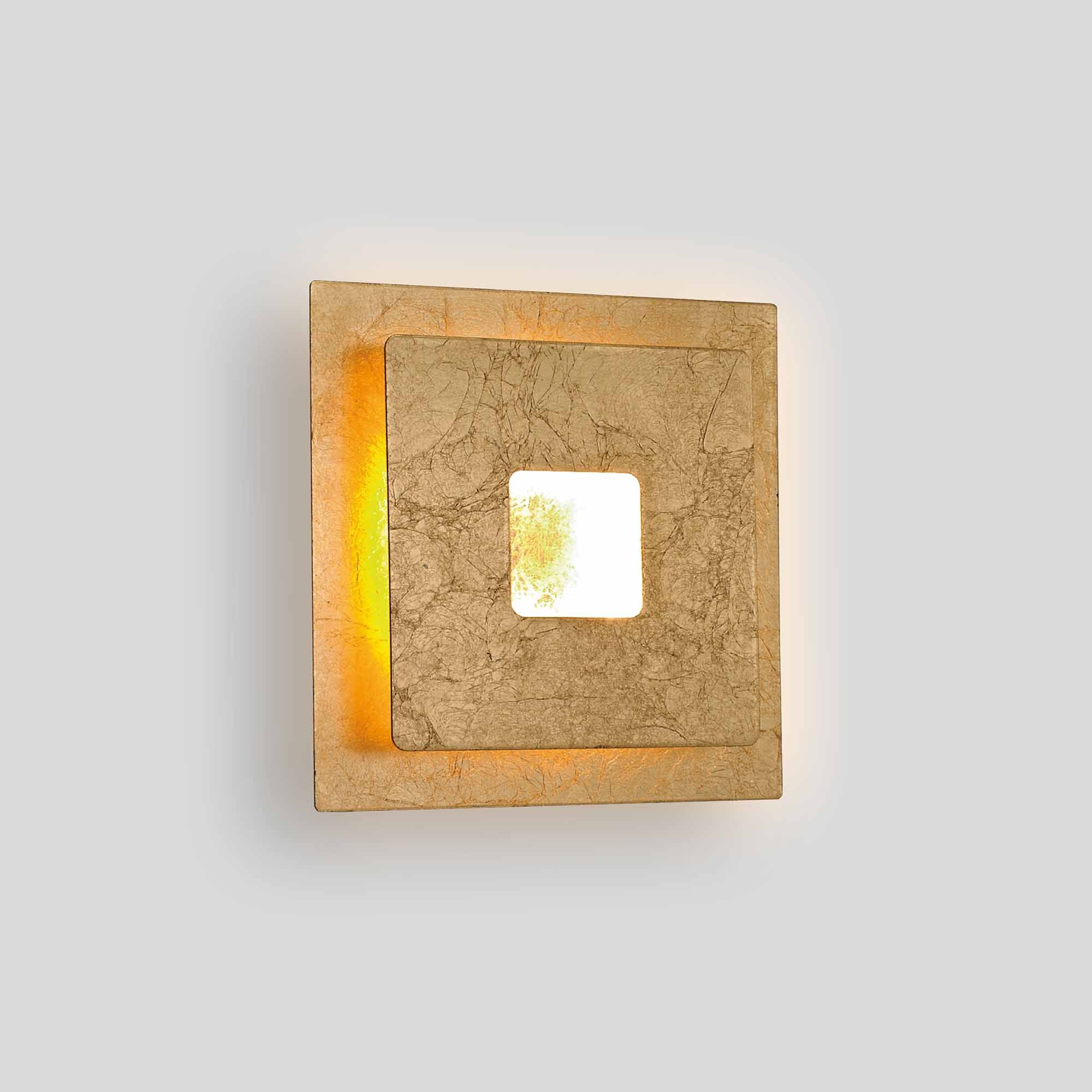 Applique LED BAYONNE doré Ø18cm