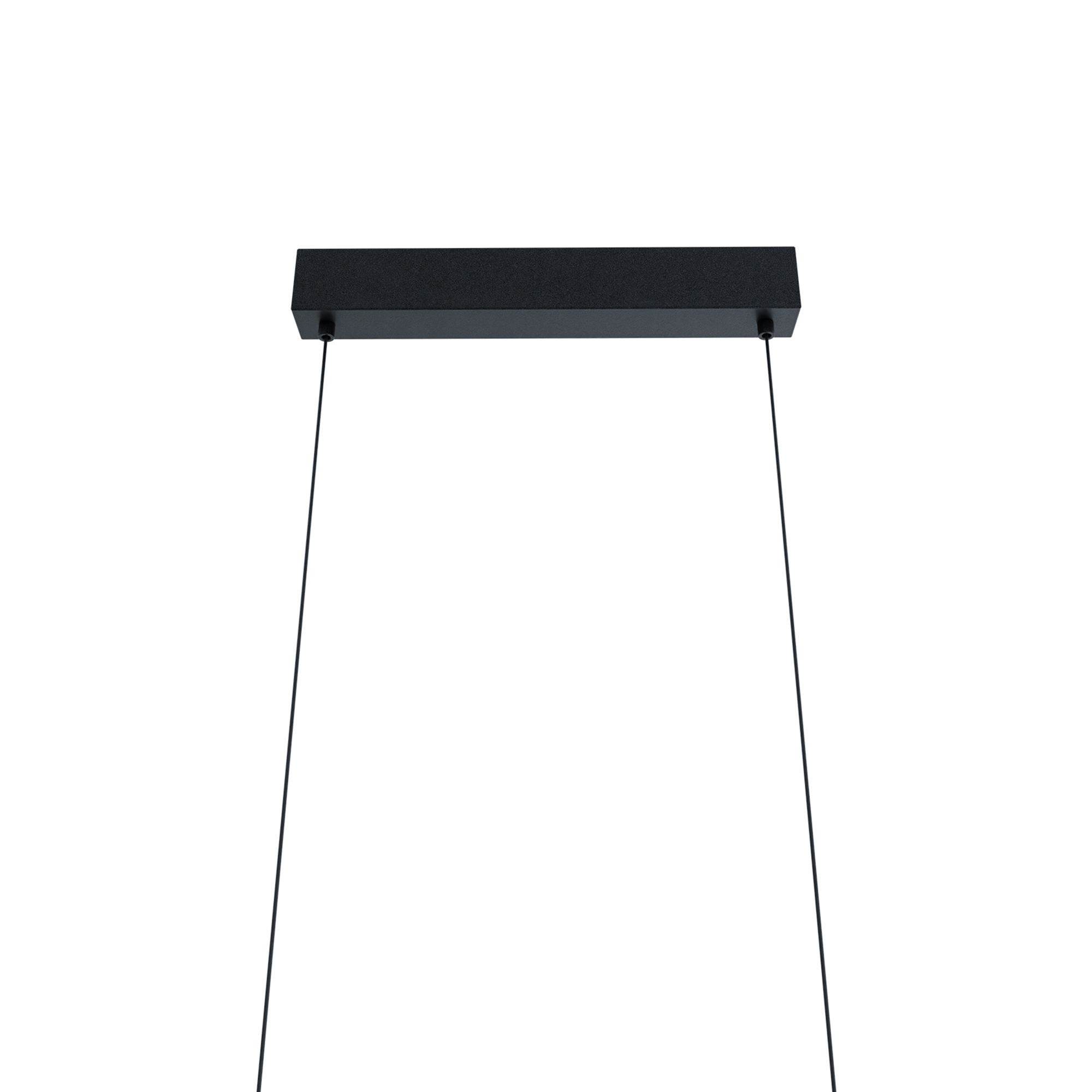Suspension LED dimmable LANACERA noir/doré L96,5cm