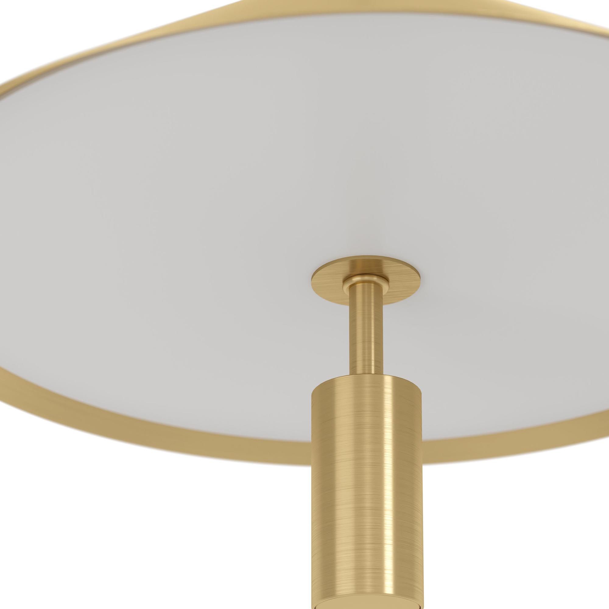 Suspension LED dimmable PARAGUAY doré L97cm