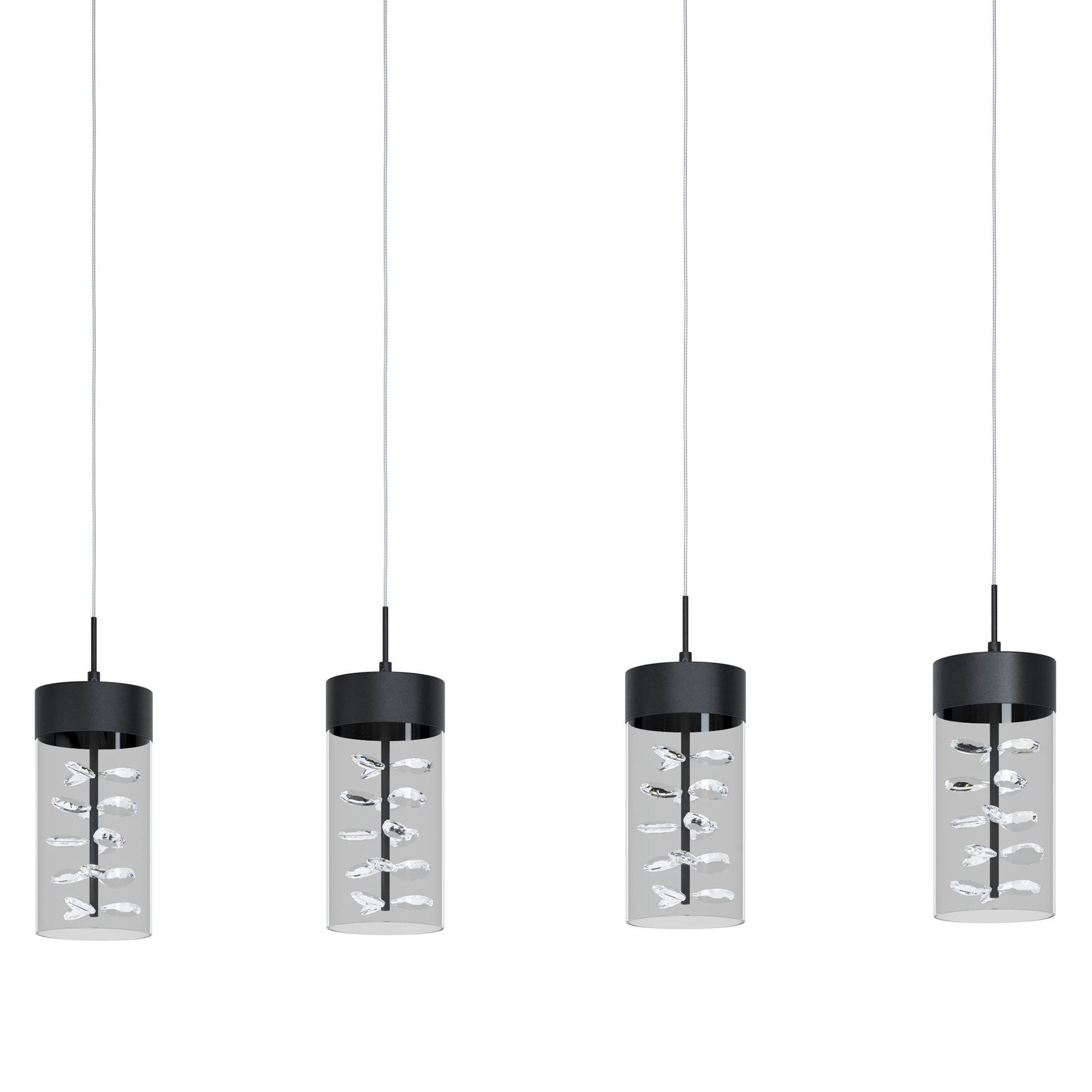 Suspension LED CABEZOLA noir L105cm
