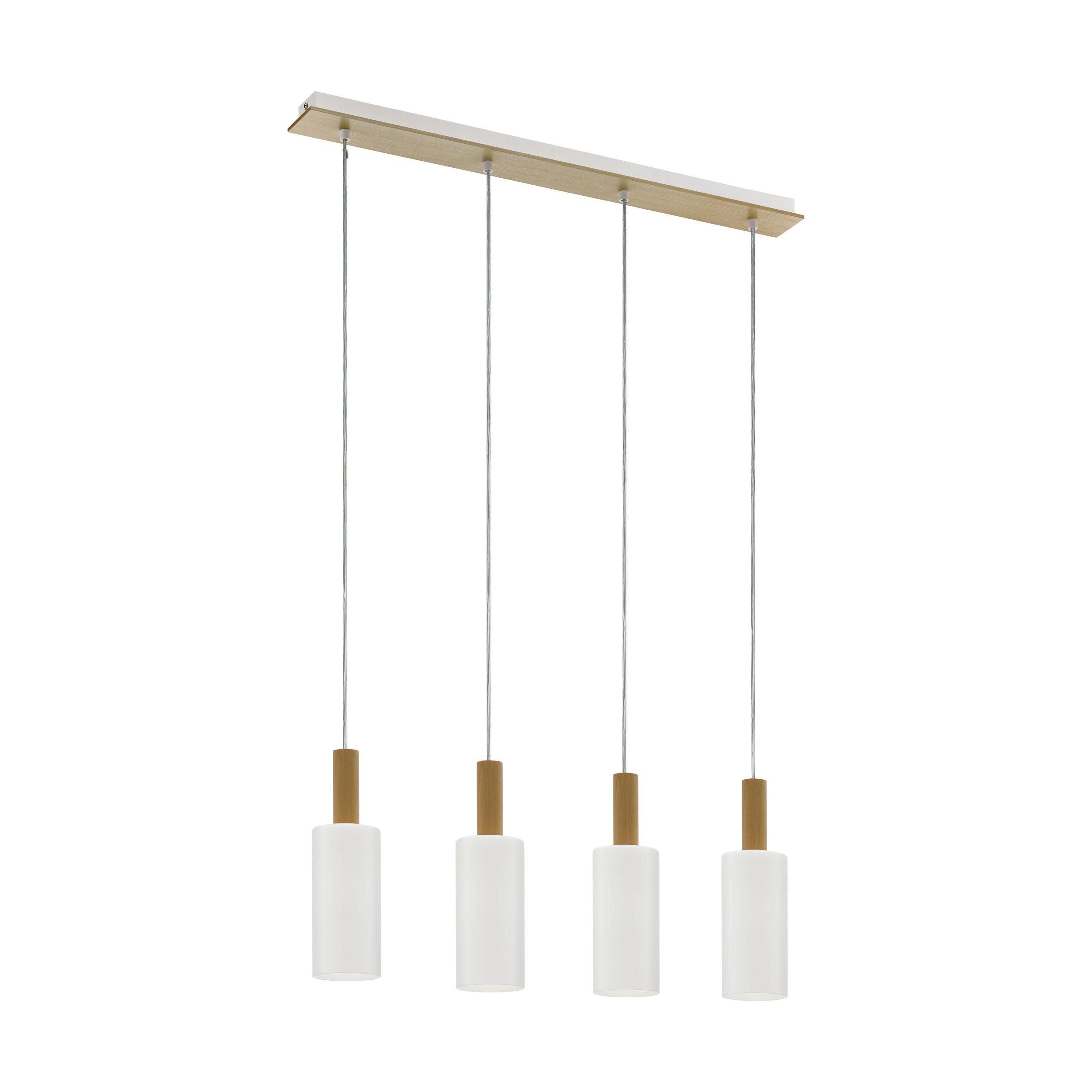 Suspension métal bois OAKHAM E27 4X40W