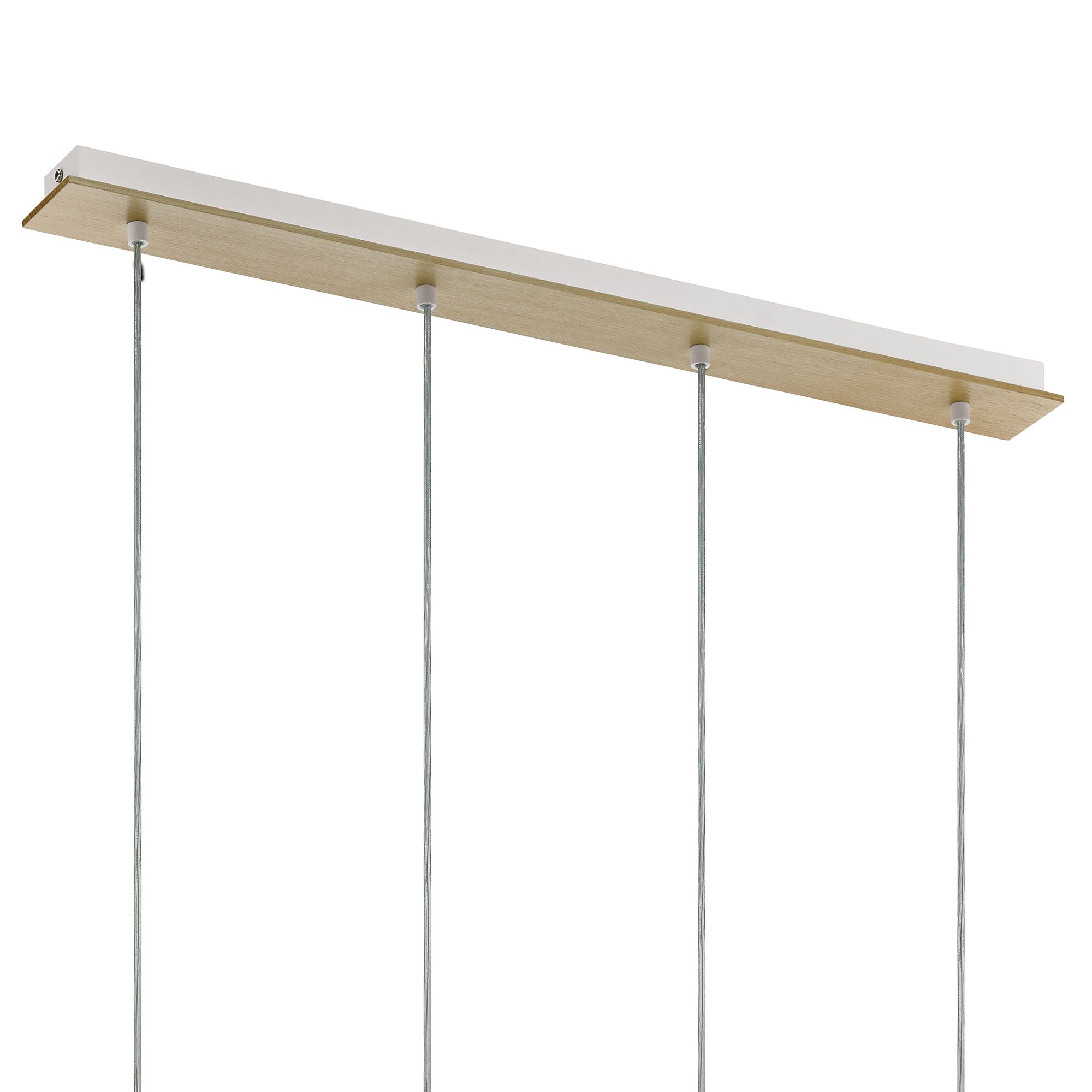 Suspension métal bois OAKHAM E27 4X40W