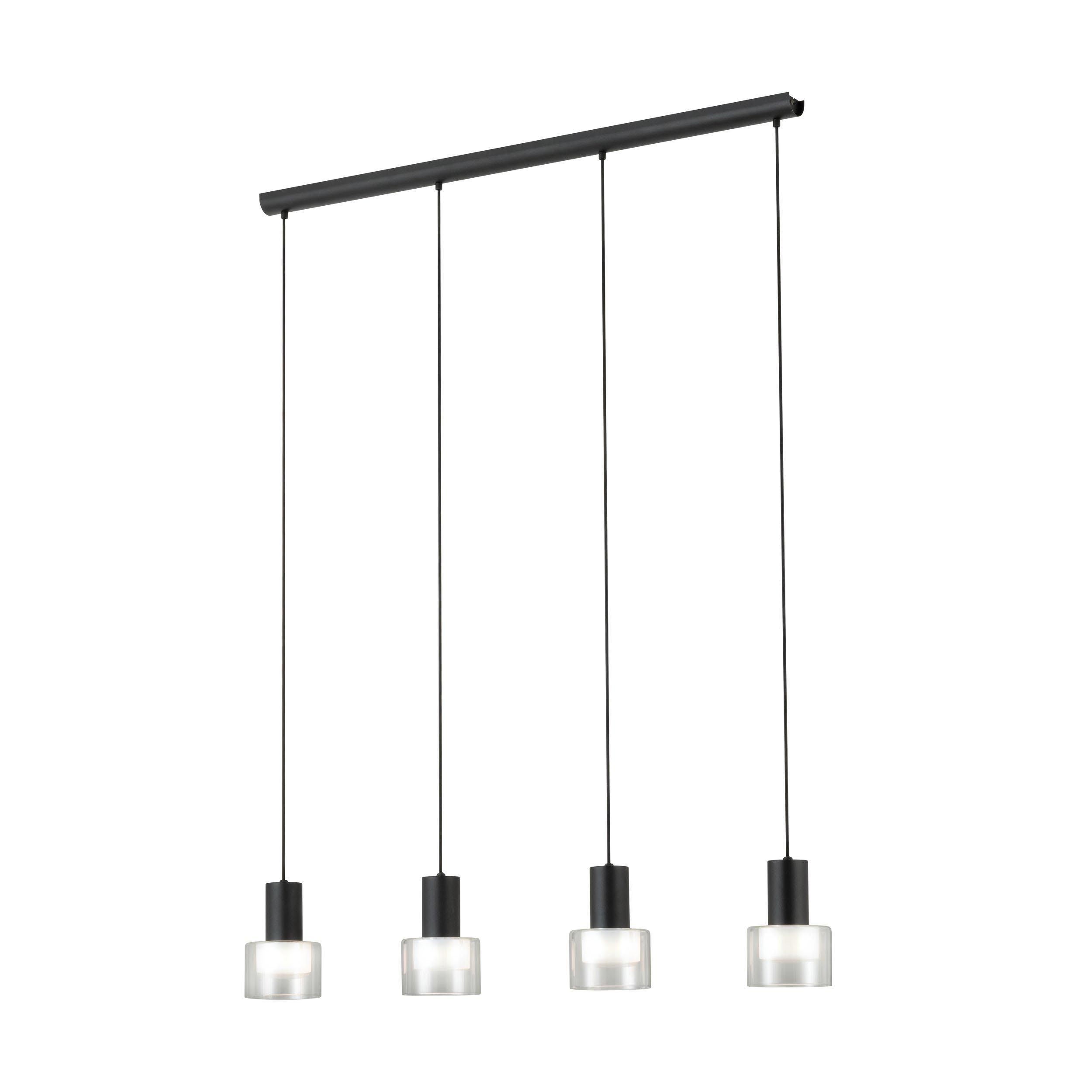 Suspension MOLINEROS verre fumé L119cm