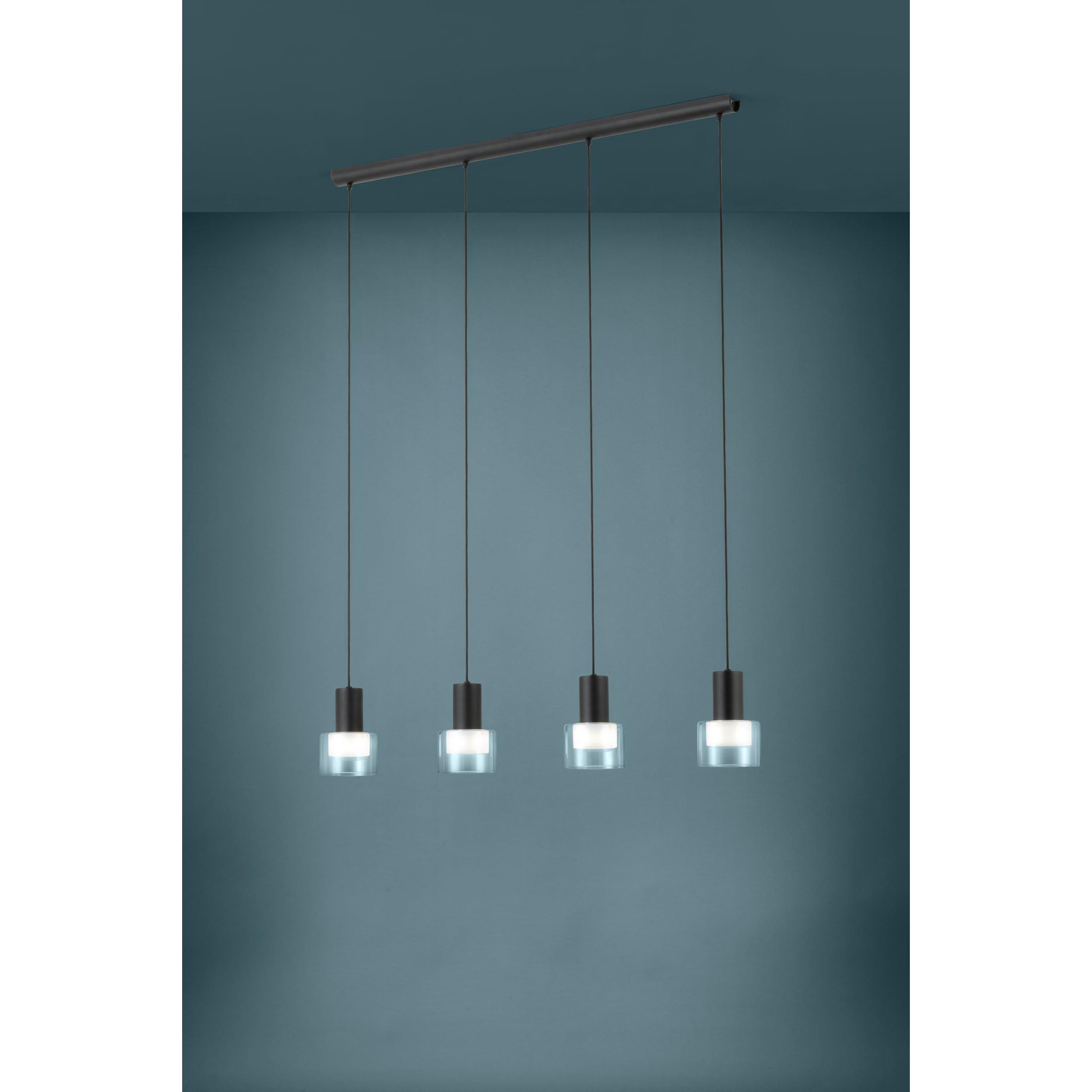 Suspension MOLINEROS verre fumé L119cm