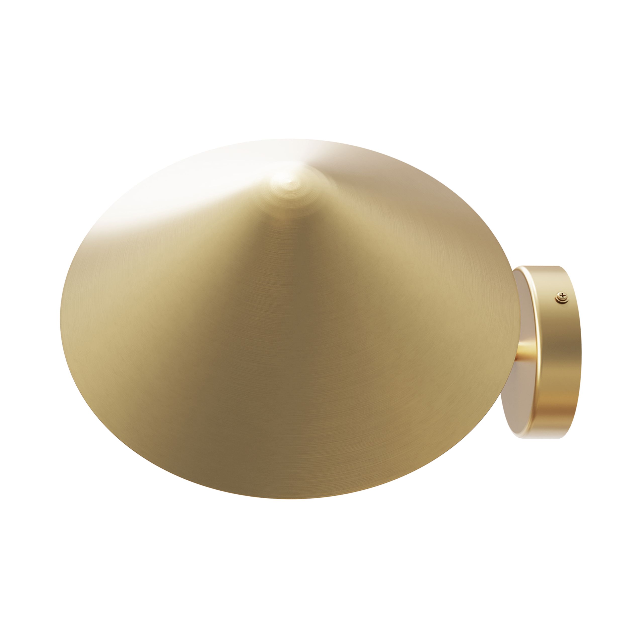 Applique LED dimmablePARAGUAY doré Ø27cm