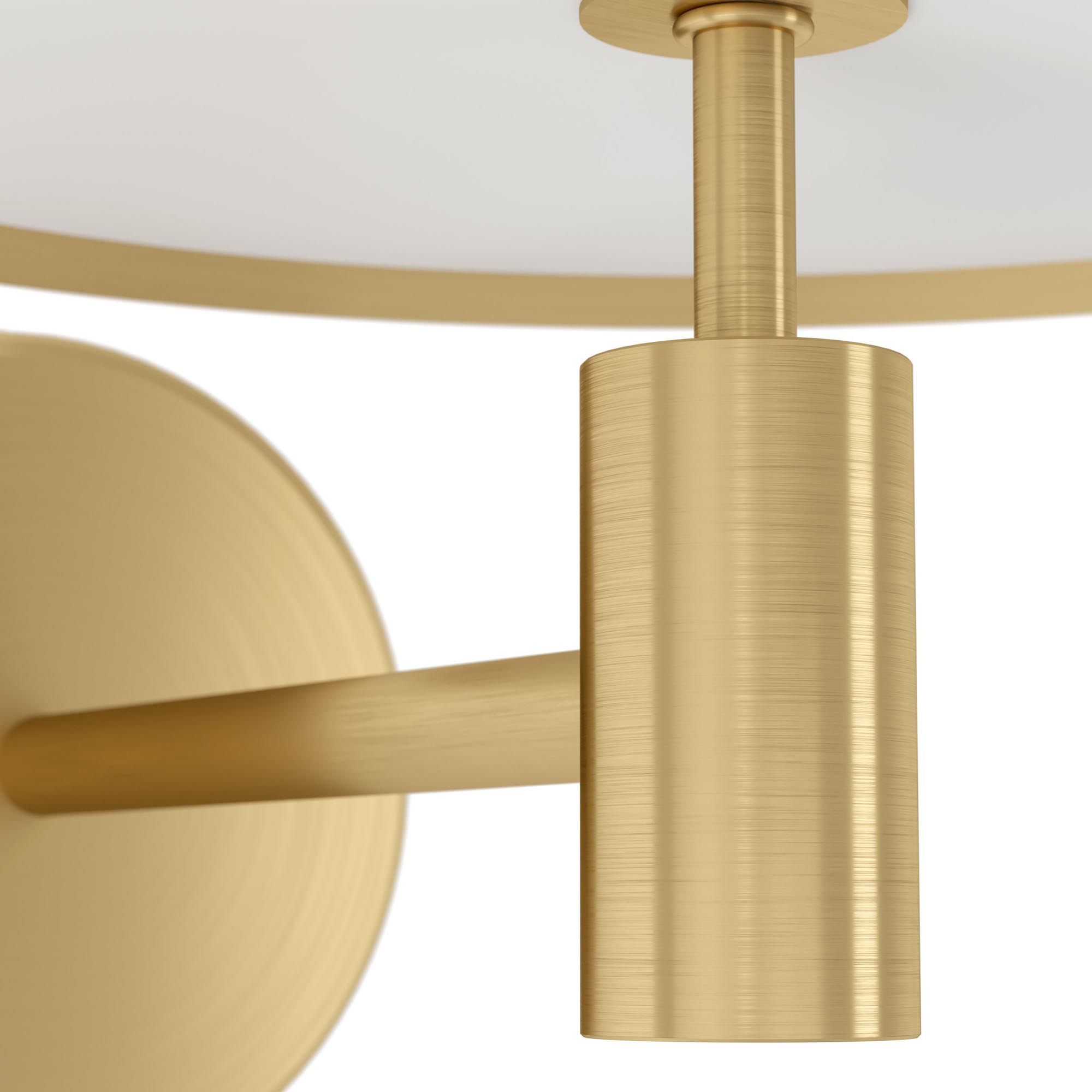 Applique LED dimmablePARAGUAY doré Ø27cm