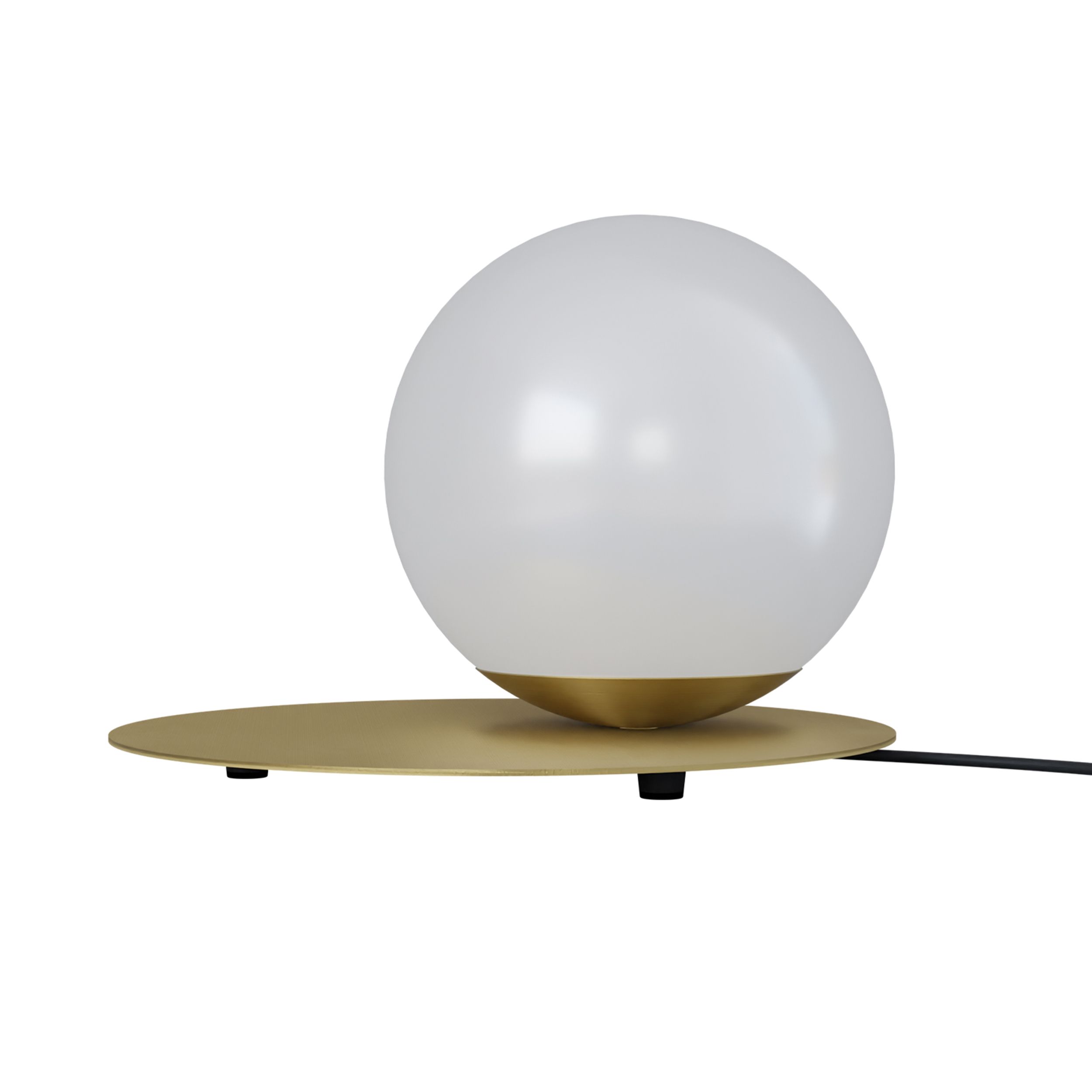 Lampe de table en métal doré ARENALES E27 40W