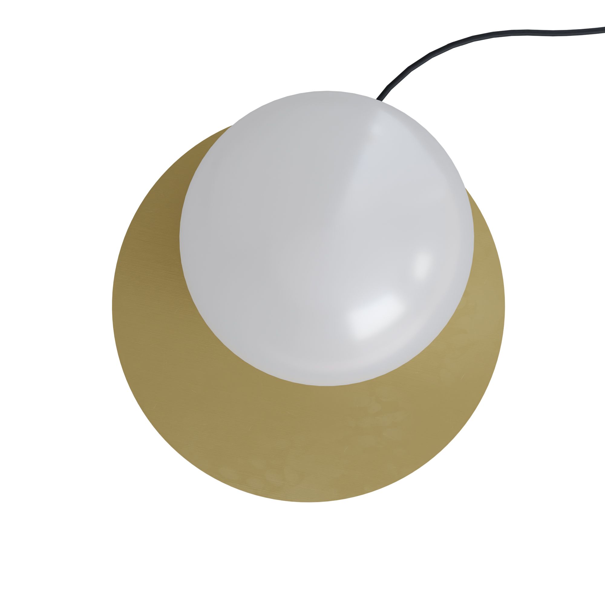 Lampe de table en métal doré ARENALES E27 40W
