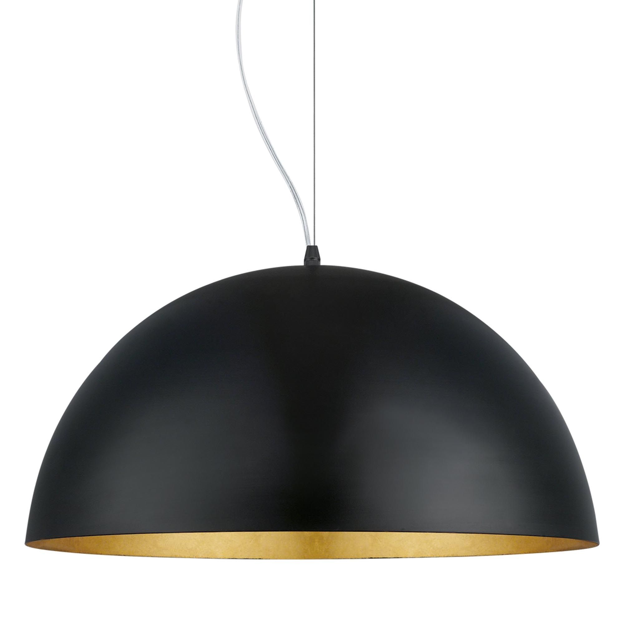 Suspension GAETANO 1 noir/doré Ø53cm