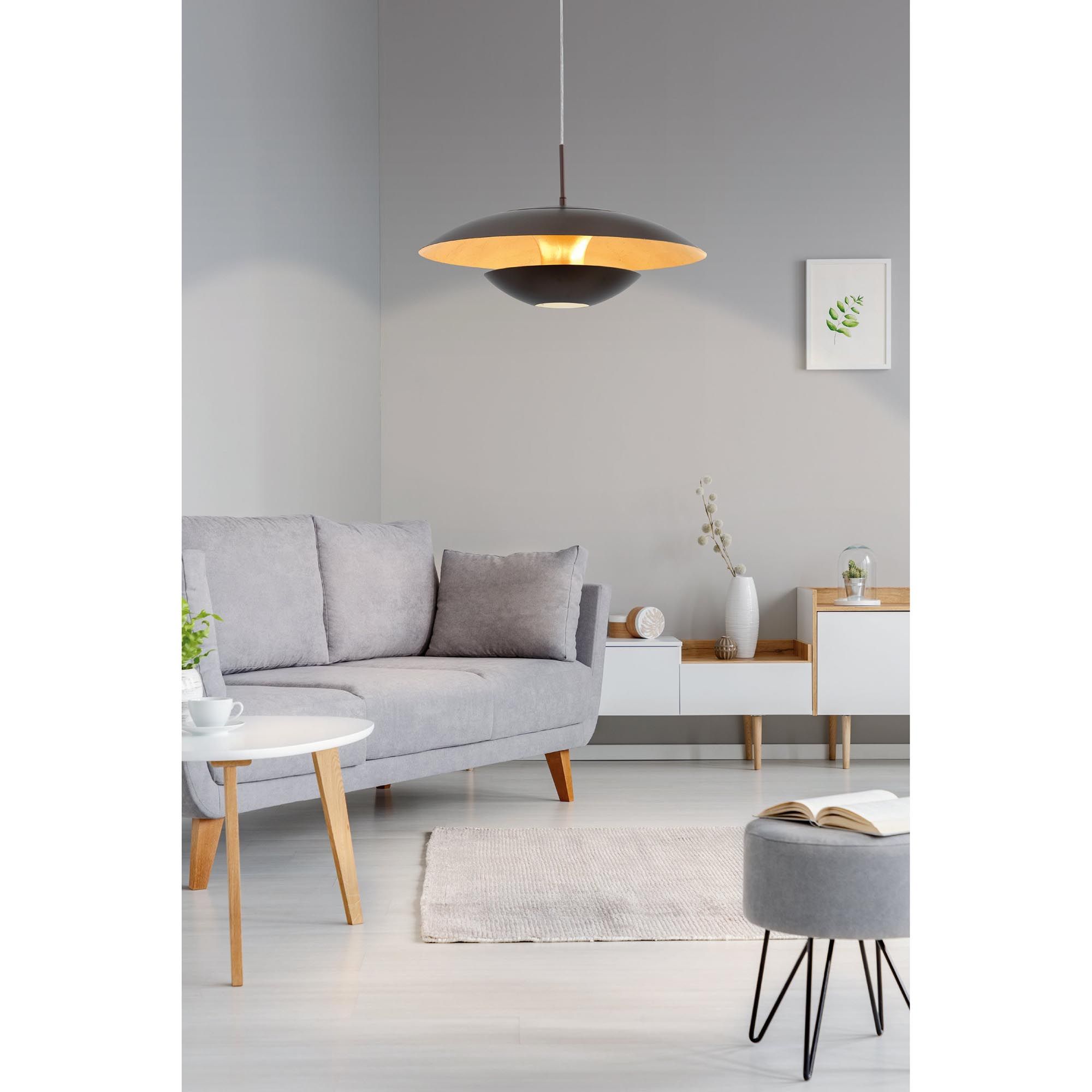 Suspension NUVANO noir Ø48cm