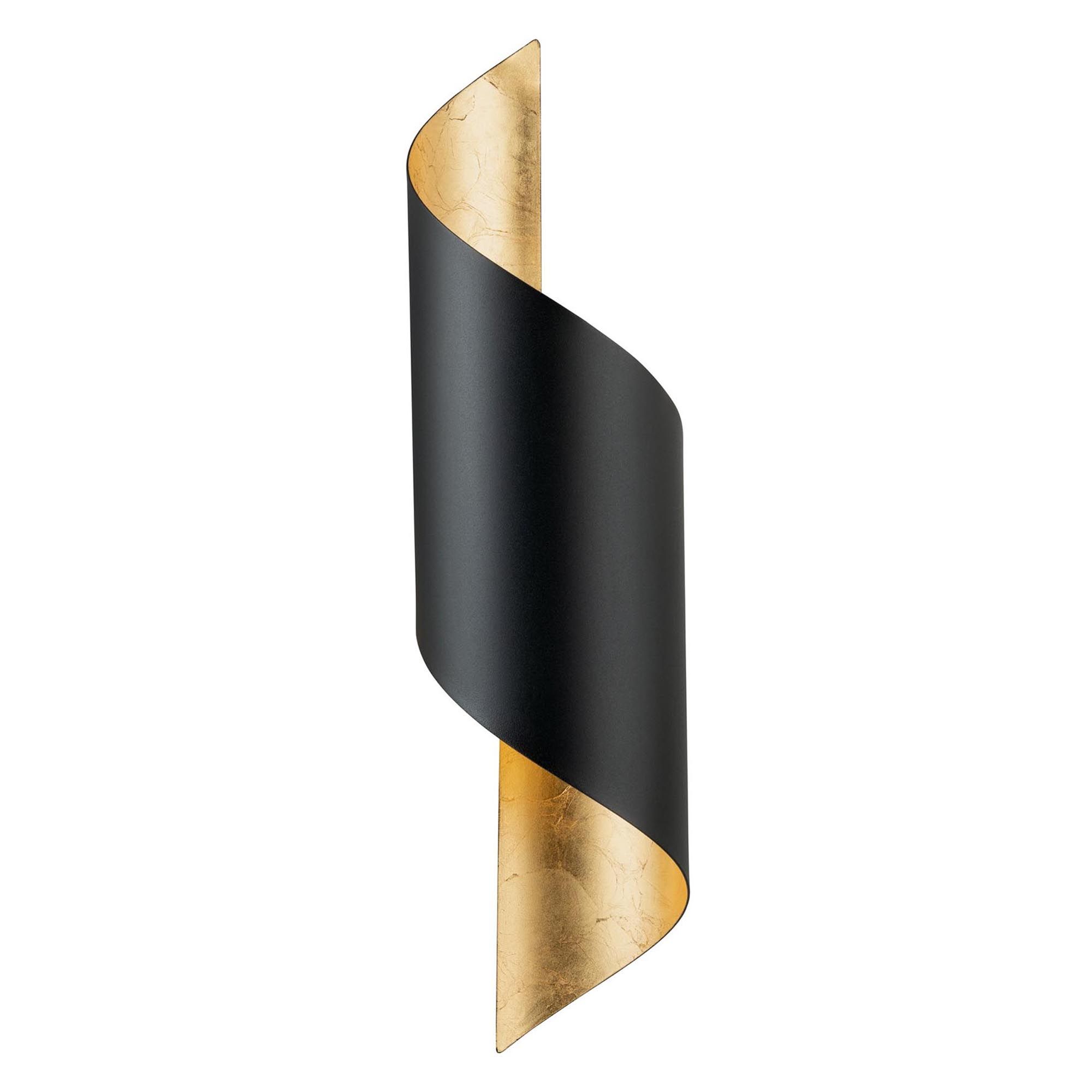 Applique JABALOYAS noir/doré H63cm