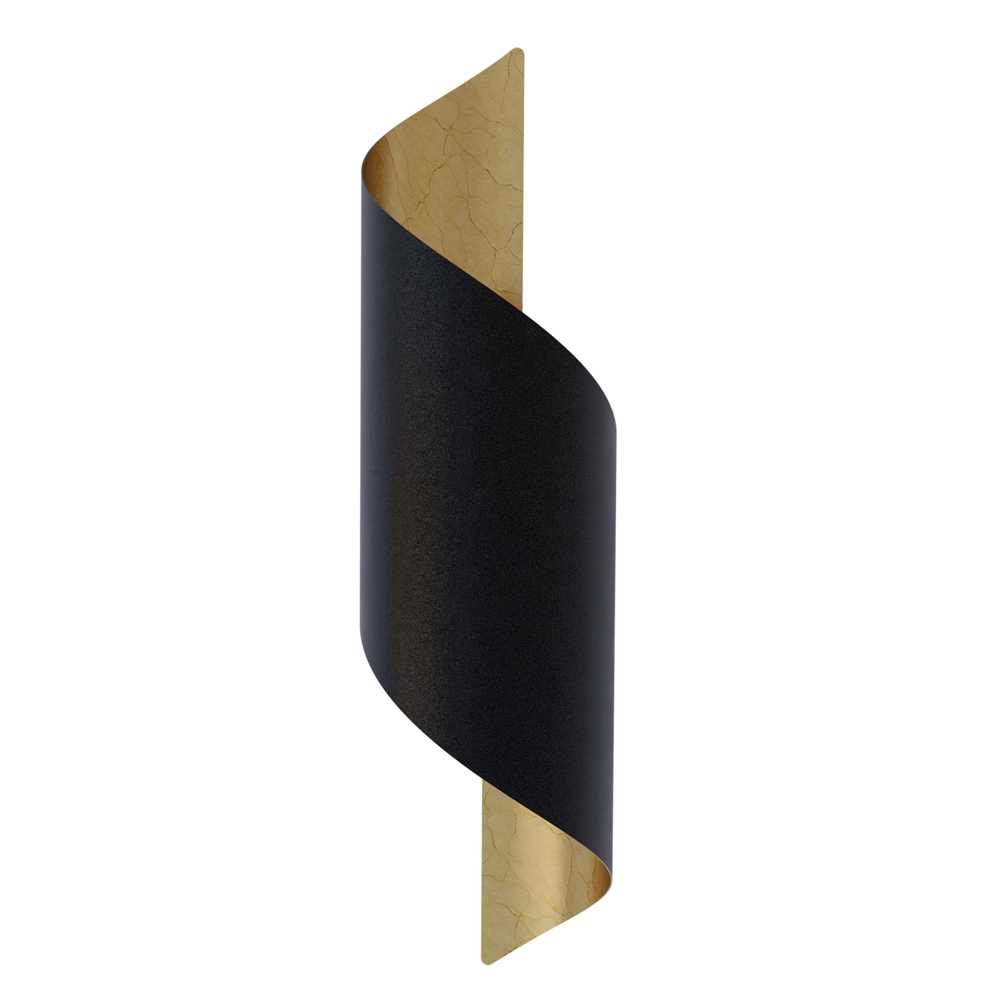 Applique JABALOYAS noir/doré H63cm