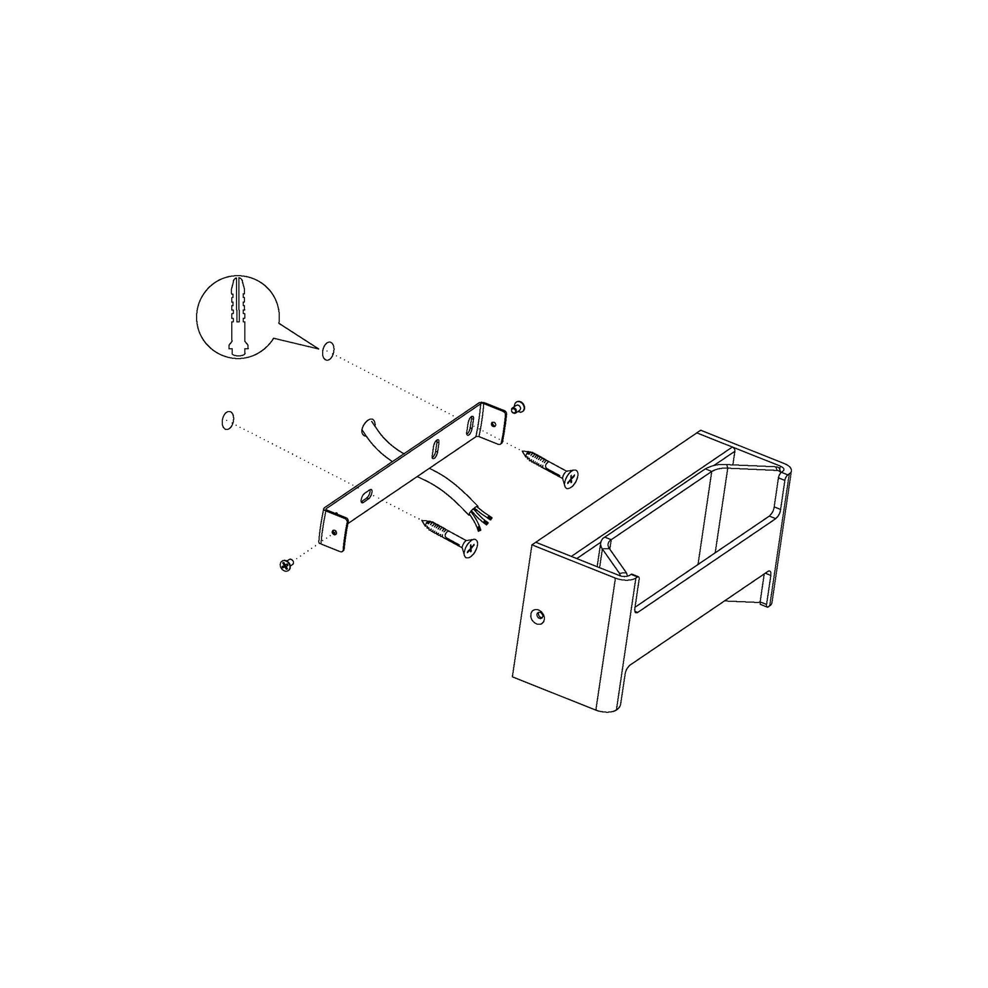 Applique LED FELONICHE noir/doré H10cm