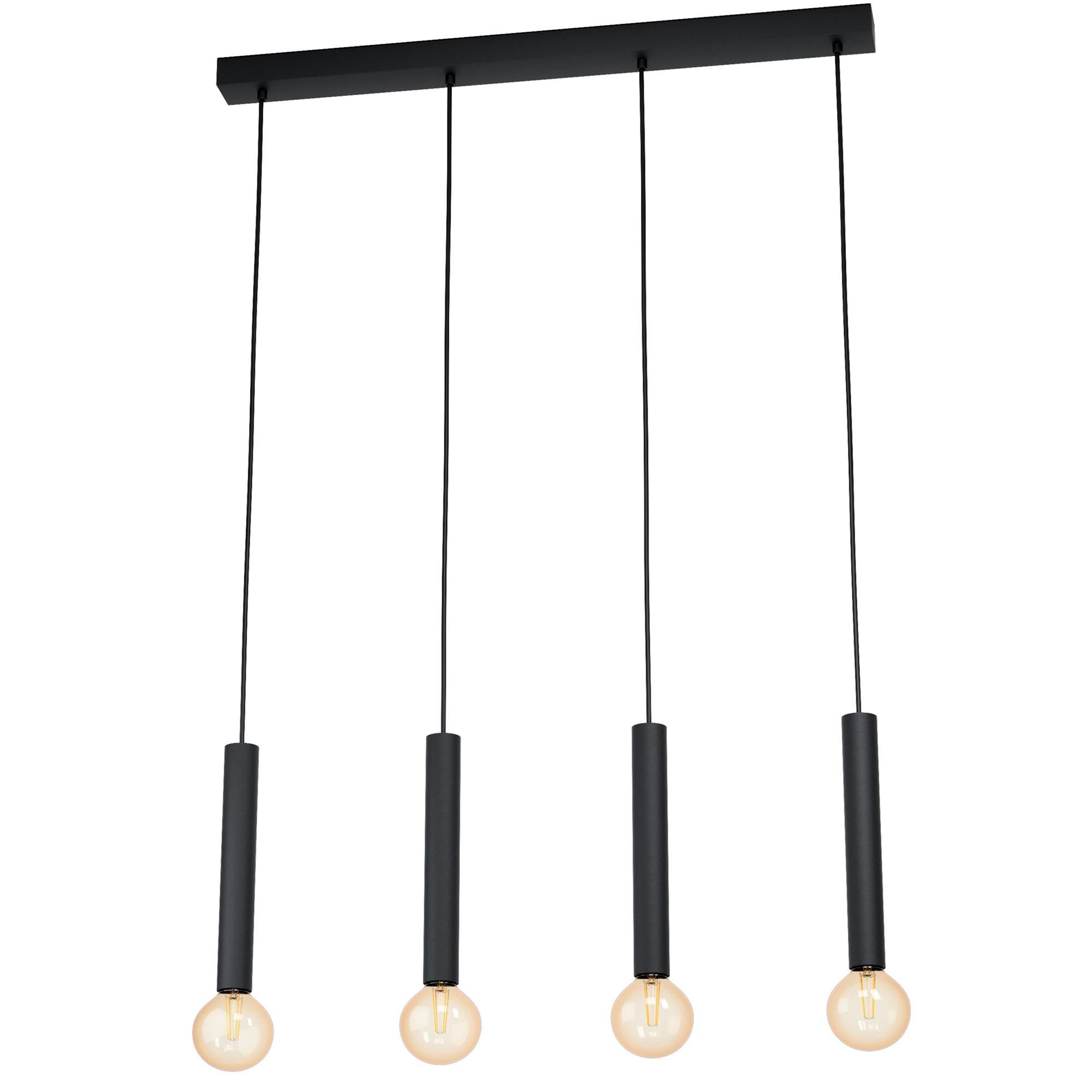 Suspension CORTENOVA noir L84cm