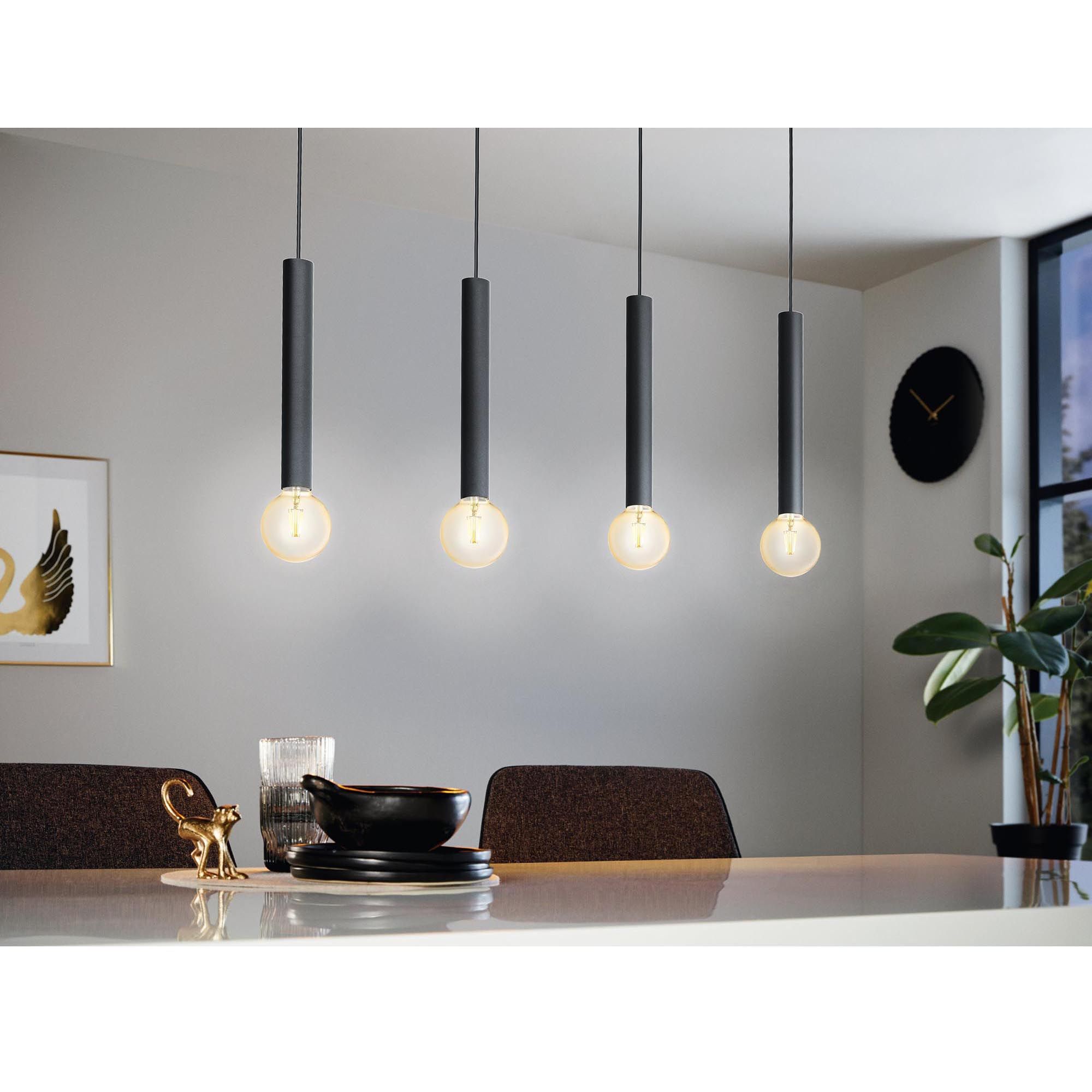 Suspension CORTENOVA noir L84cm