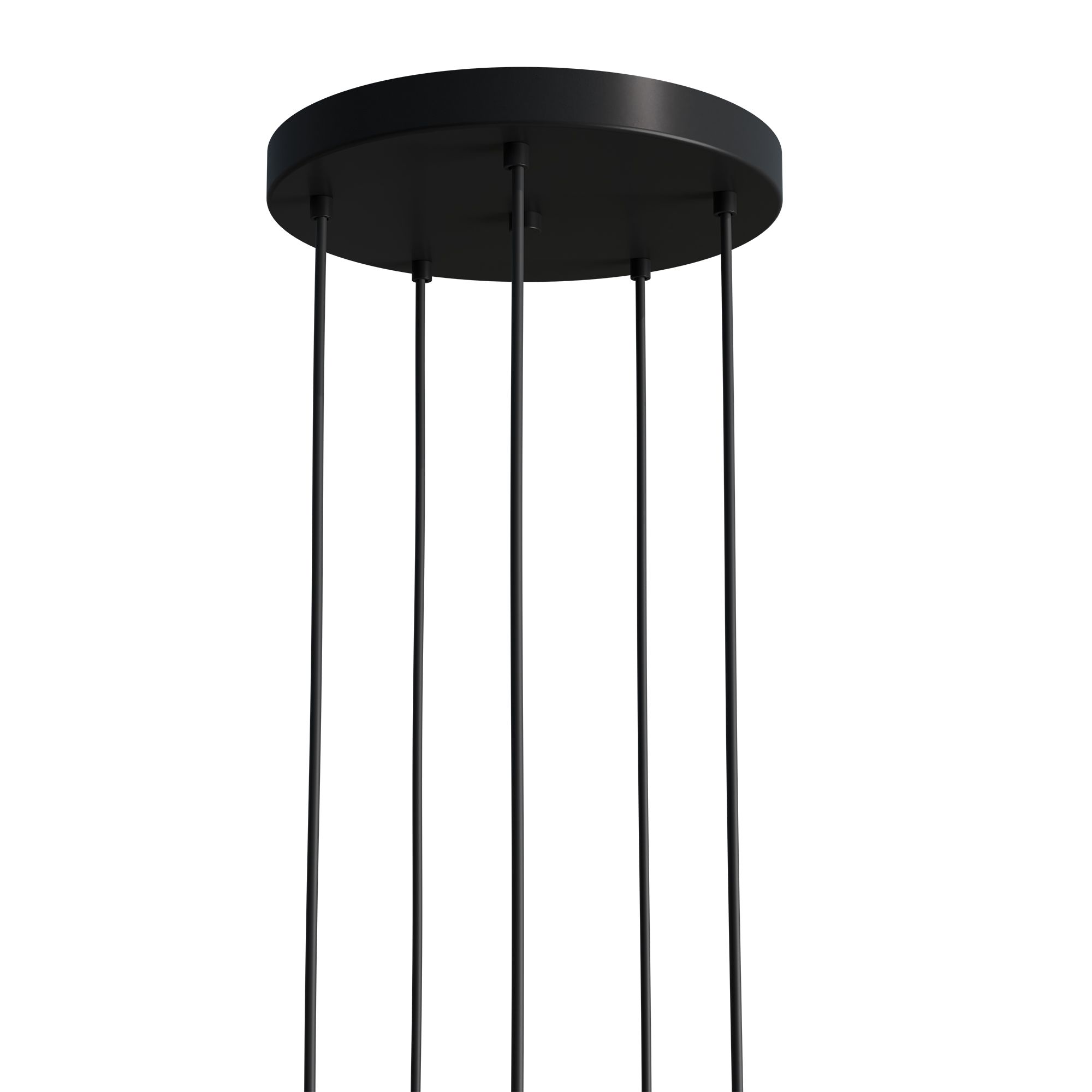 Suspension CORTENOVA noir H150cm