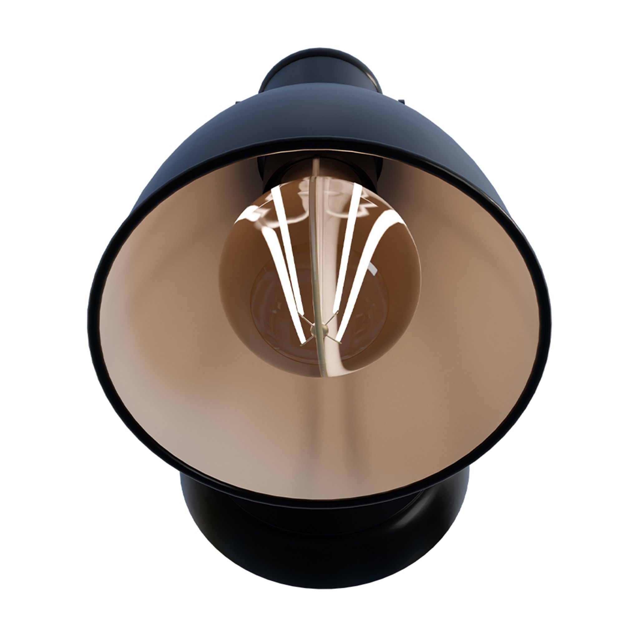 Applique PRIDDY noir H21,5cm