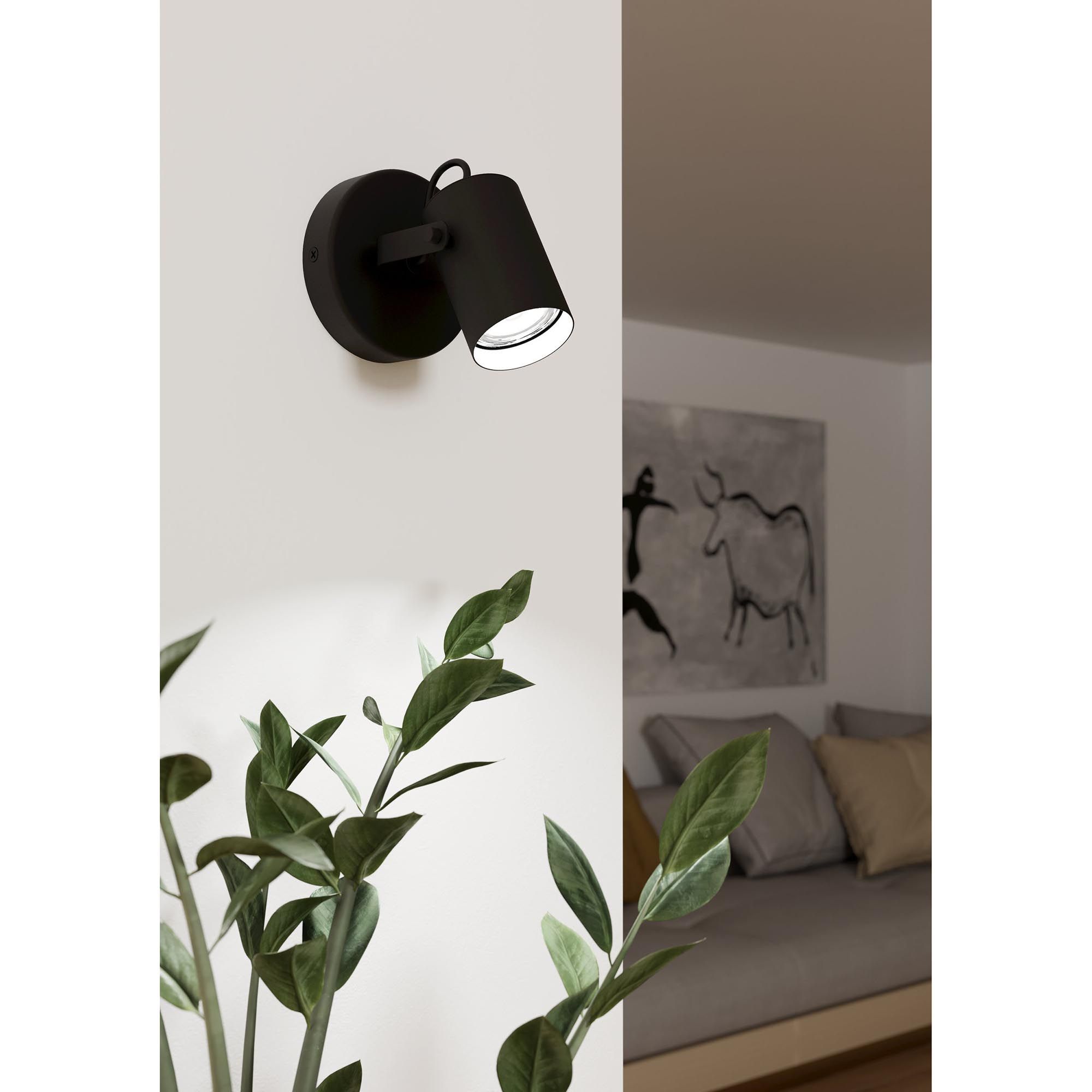 Spot SOREGO noir H12cm