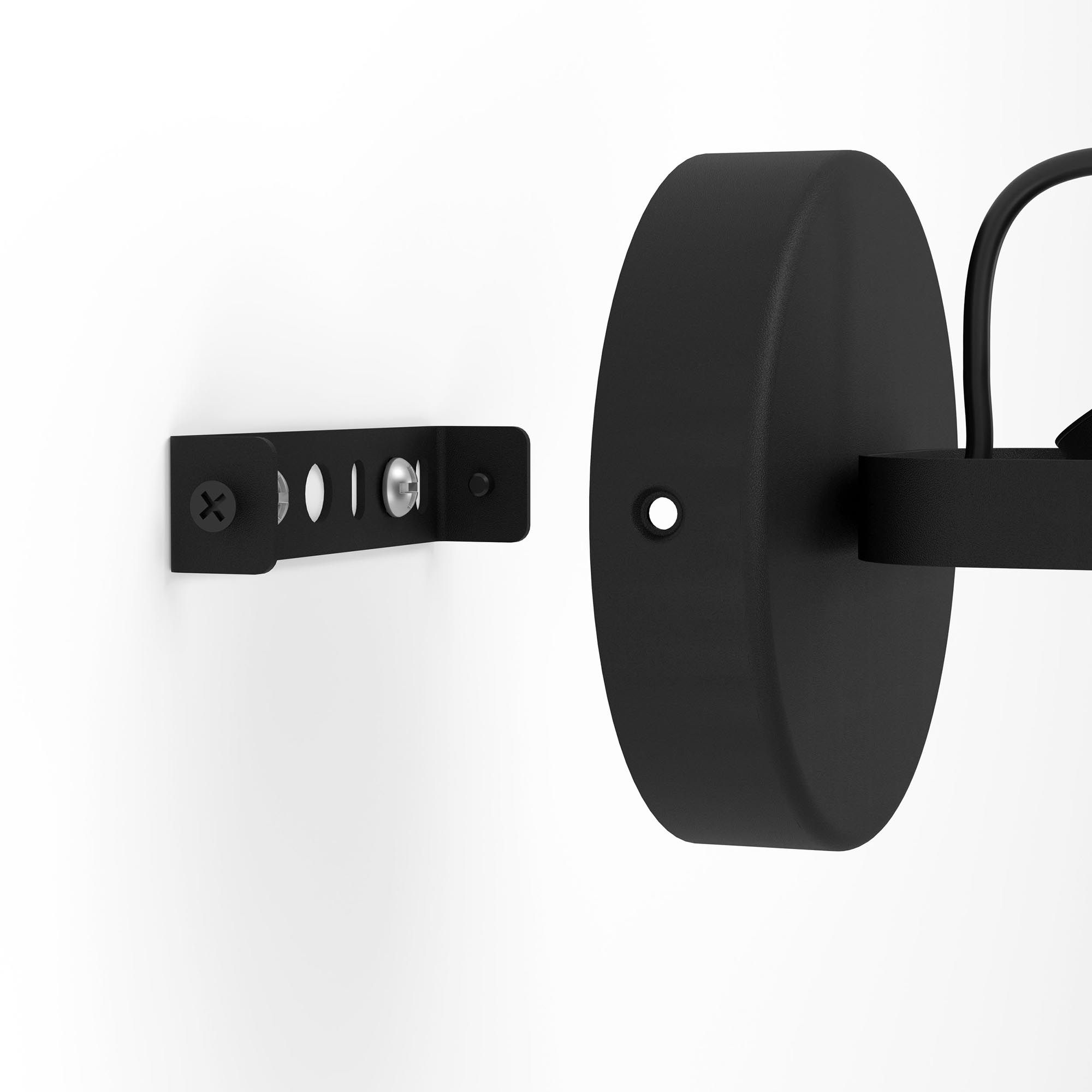 Spot SOREGO noir H12cm