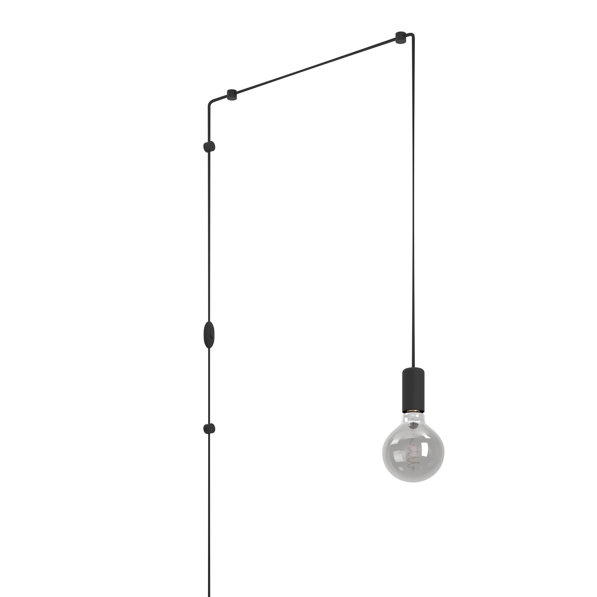 Applique tête de lit PINETINA noir L128cm