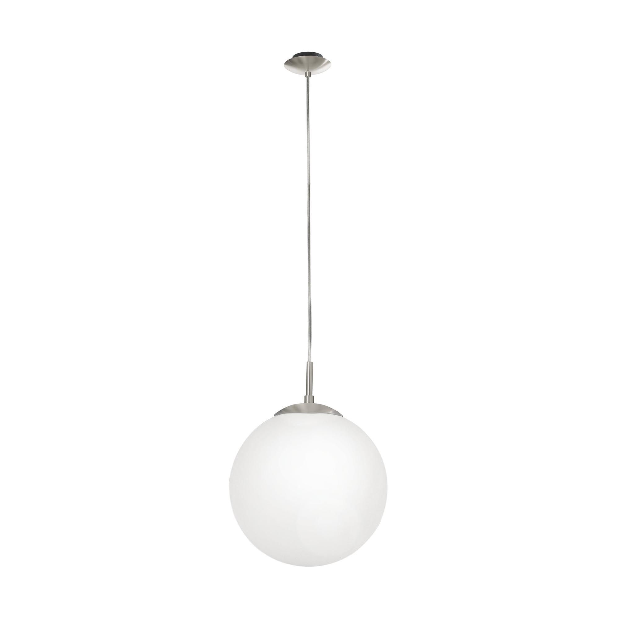Suspension RONDO verre opalin Ø25cm