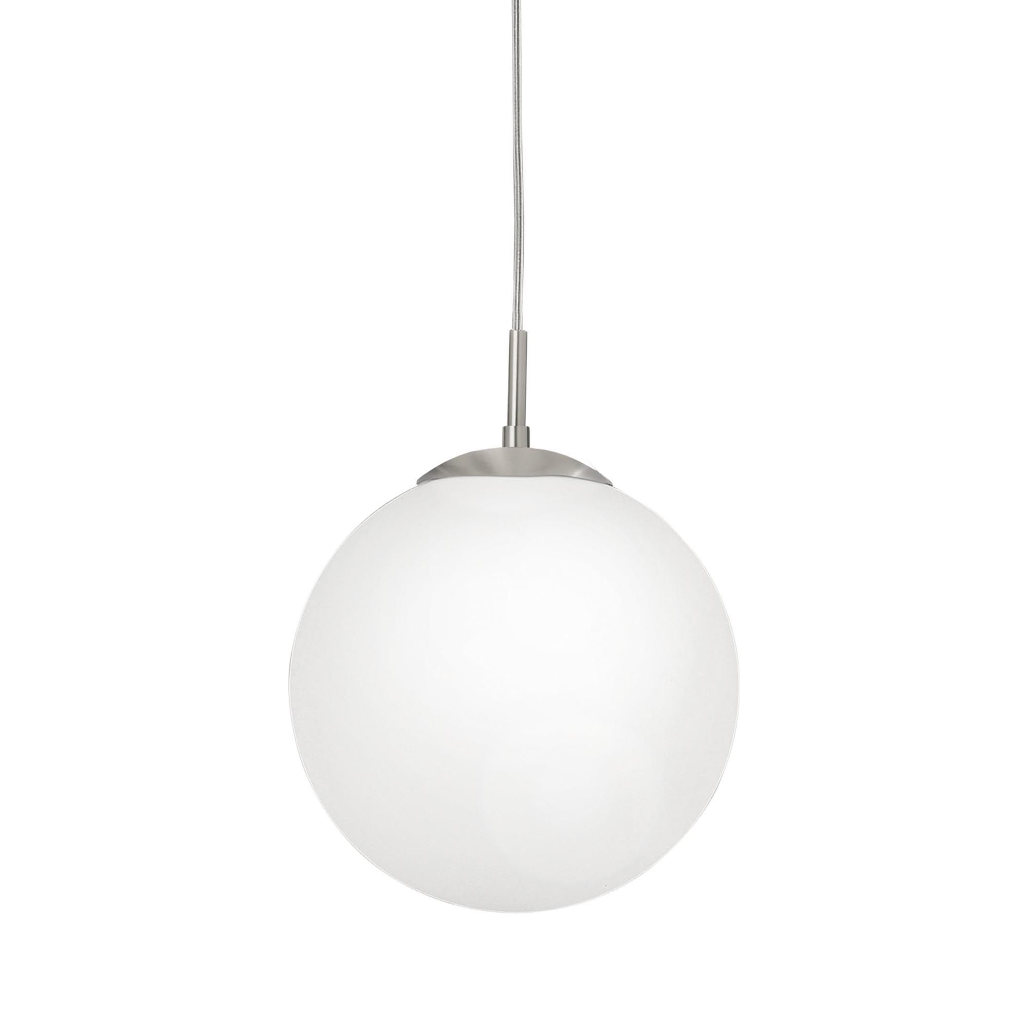Suspension RONDO verre opalin Ø25cm