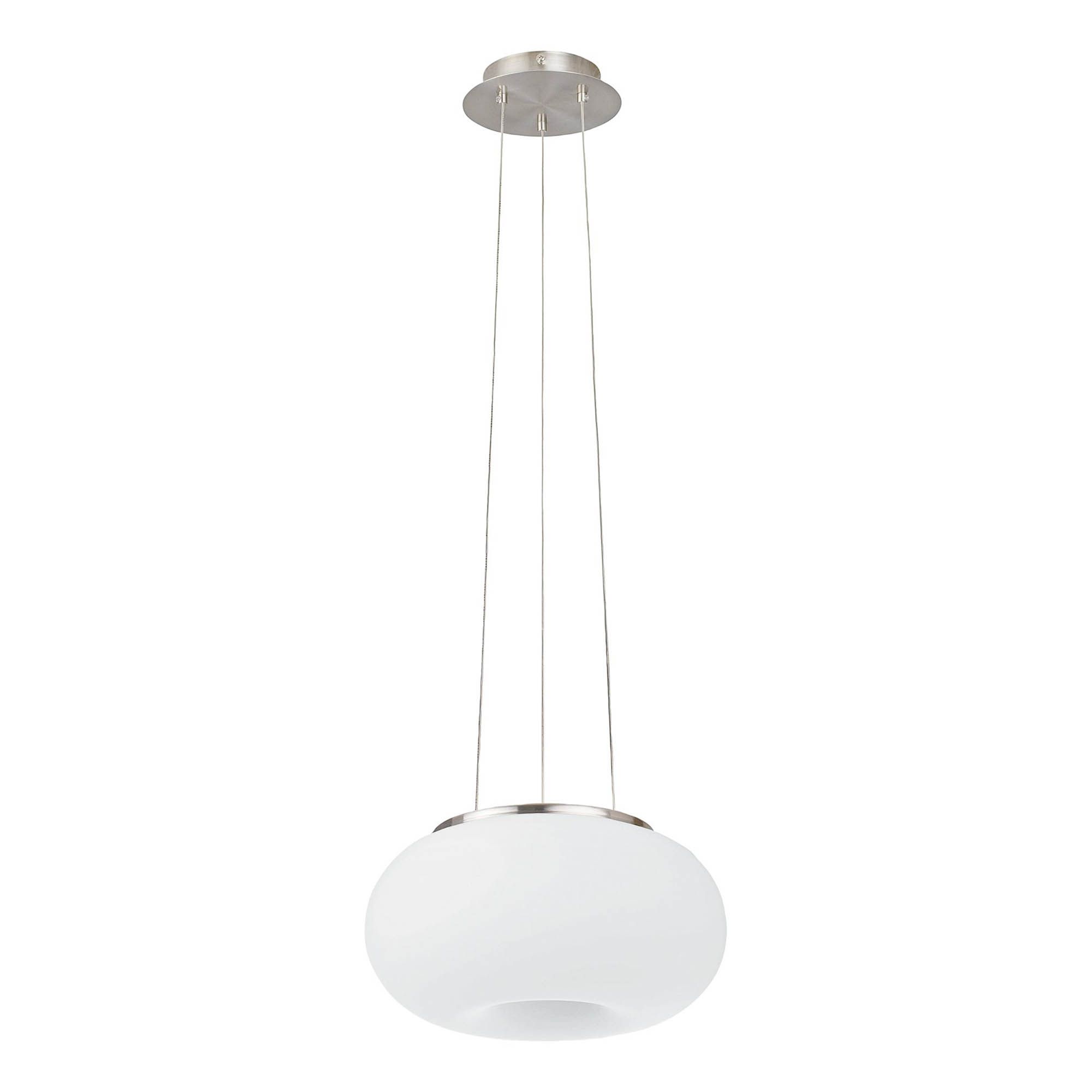 Suspension OPTICA verre opalin Ø28cm