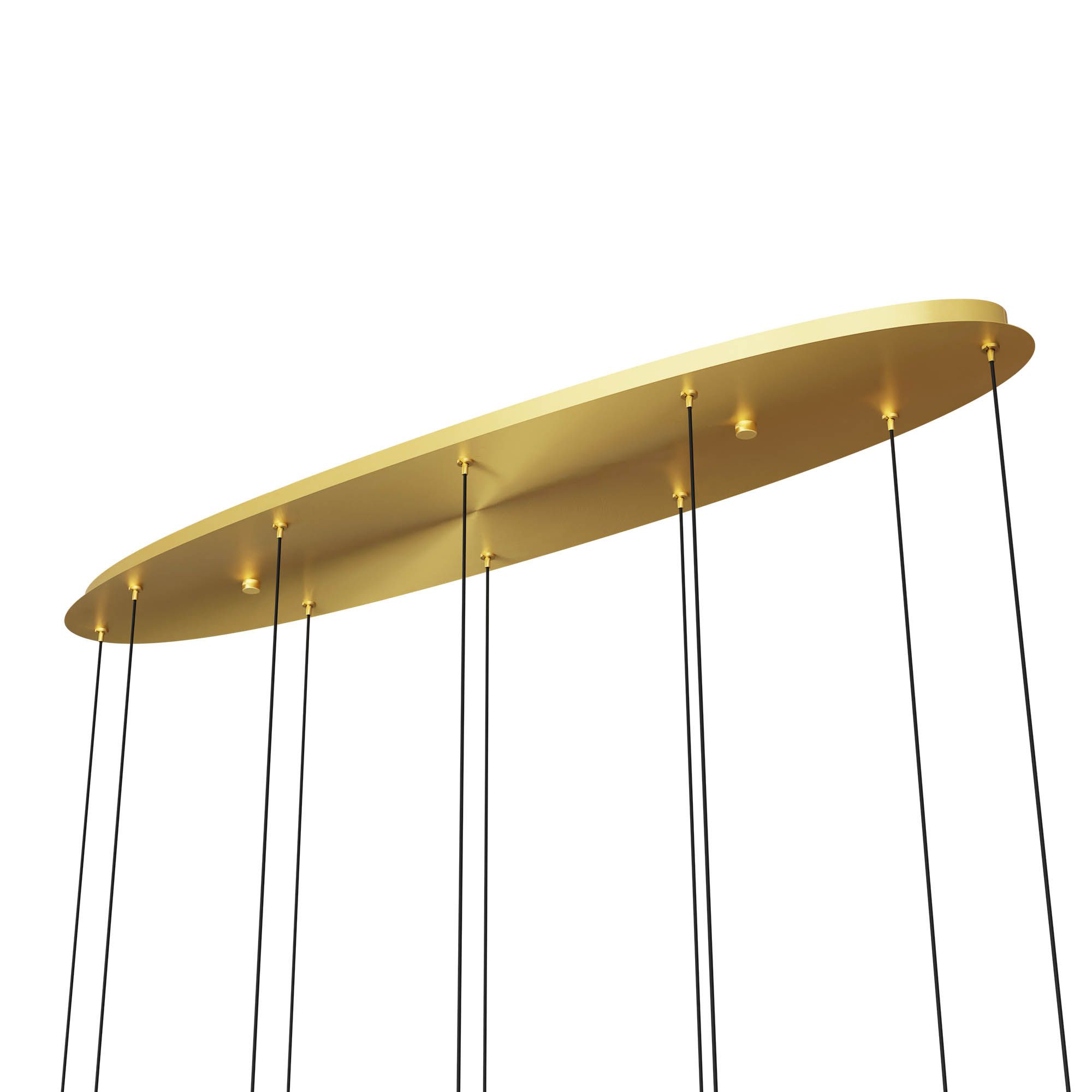 Suspension LED PORTOCOLM laiton H150cm