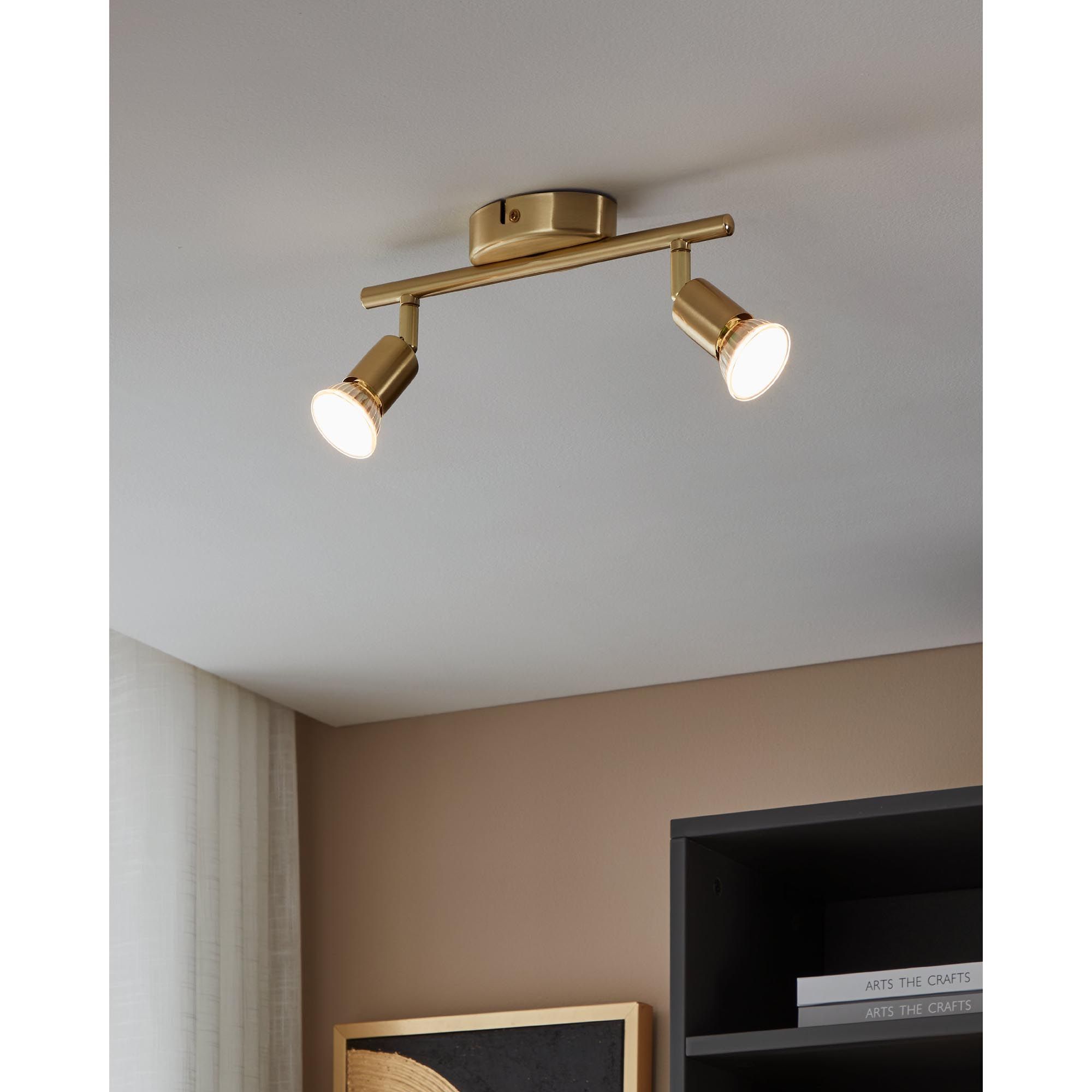 Réglette LED BUZZ-LED métal/doré L28,5cm