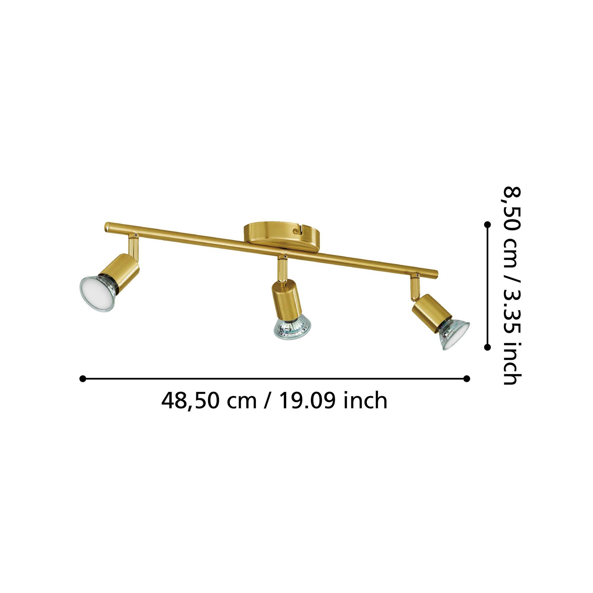 Réglette LED BUZZ-LED métal/doré L48,5cm