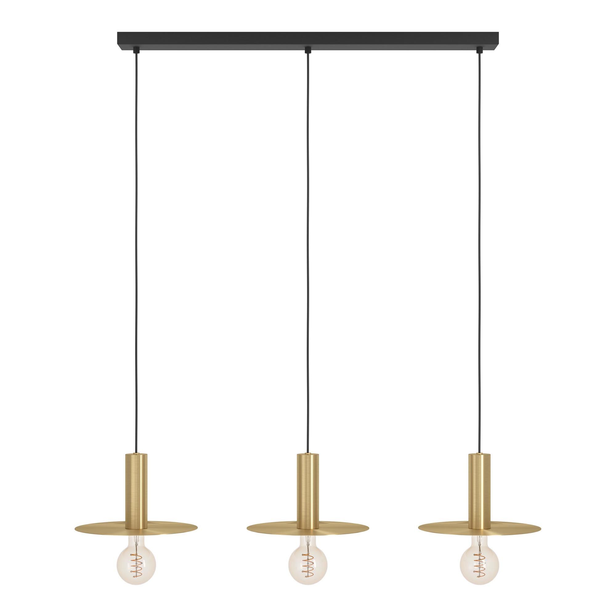 Suspension ESCANDELL métal/doré L95cm