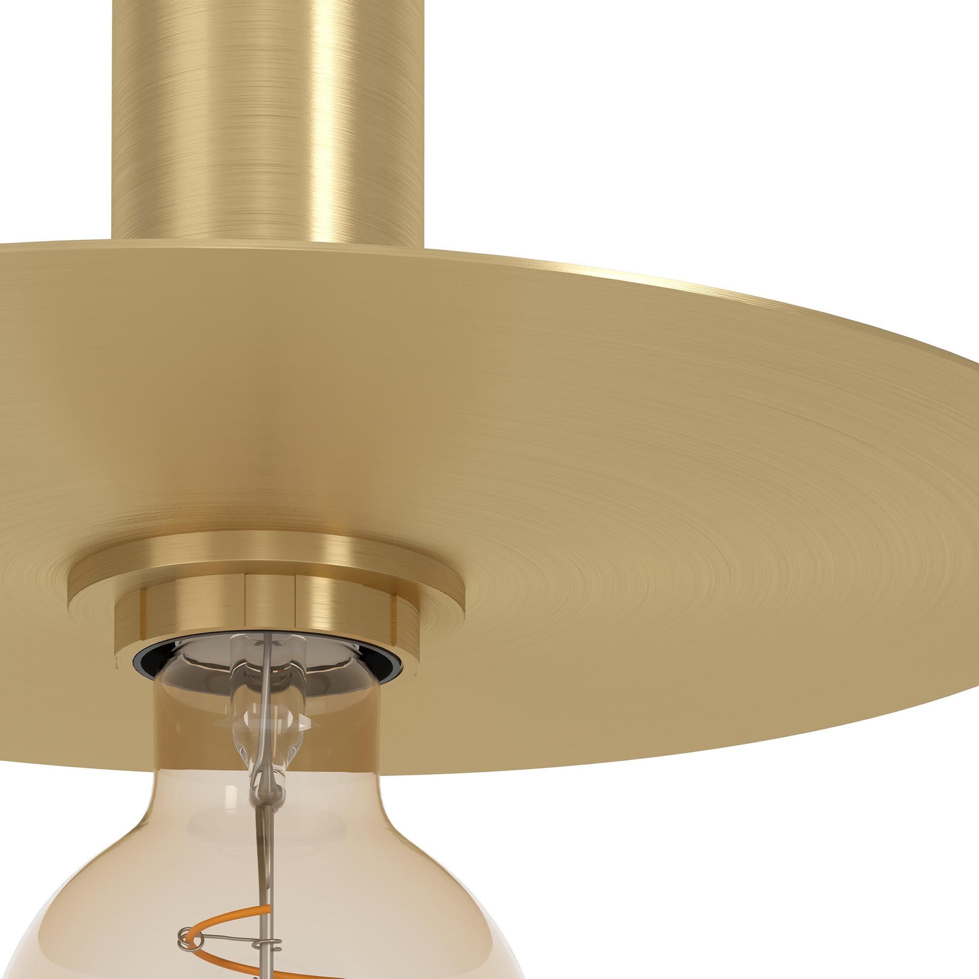 Suspension ESCANDELL métal/doré L95cm